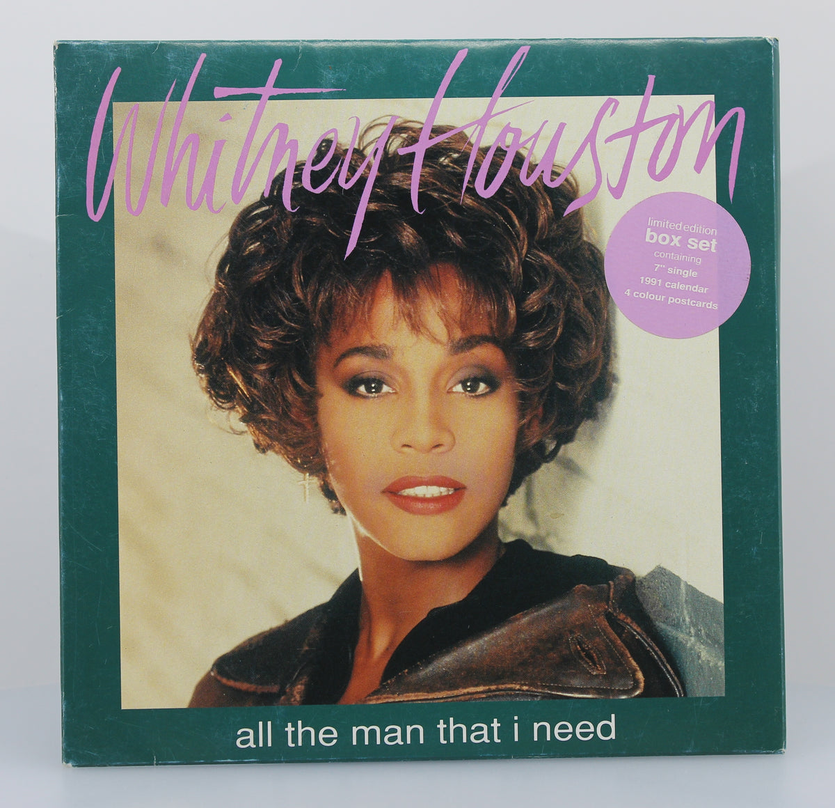Whitney Houston ‎– All The Man That I Need,  Box Set, Limited Edition Vinyl, 7&quot;, 45 RPM, Single, UK 1990