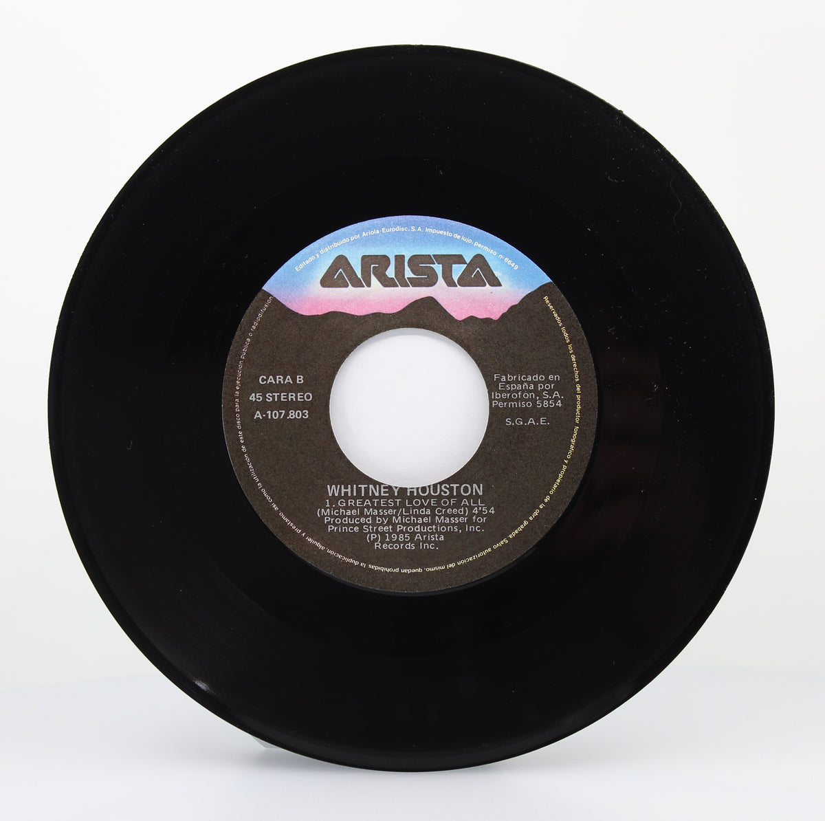 Whitney Houston ‎– You Give Good Love, Vinyl, 7&quot;, 45 RPM, Single, Spain 1985