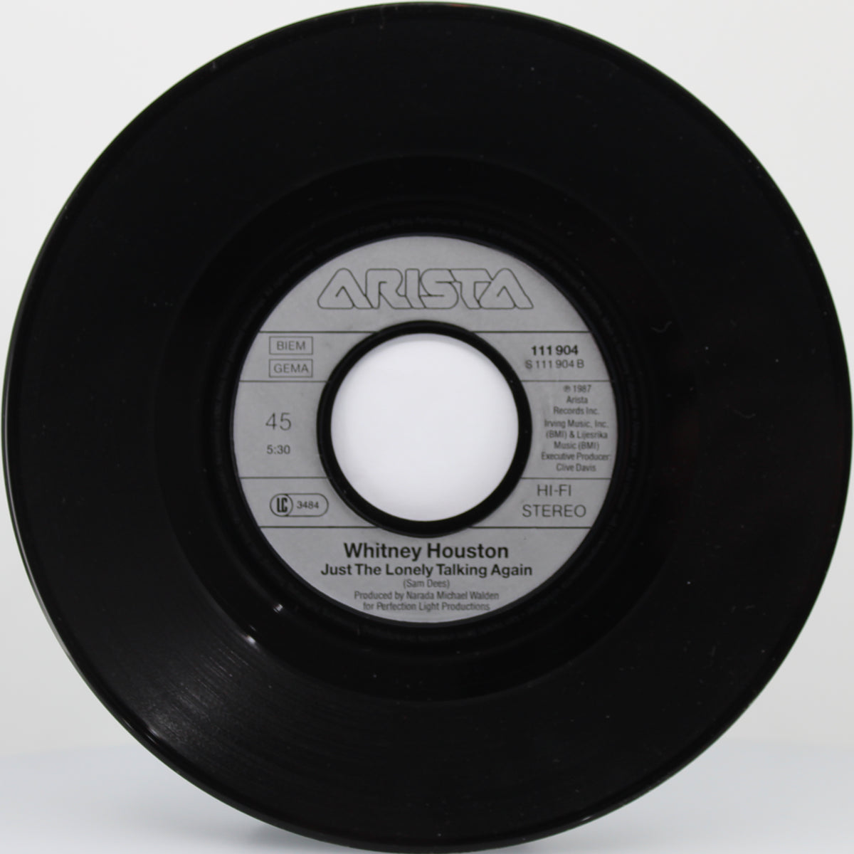 Cissy* &amp; Whitney Houston ‎– I Know Him So Well, Vinyl, 7&quot;, 45 RPM, Single, Europe 1988