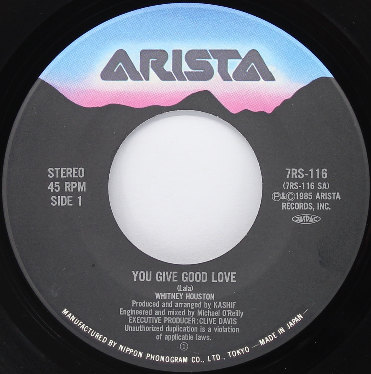 Whitney Houston ‎– You Give Good Love, Vinyl, 7&quot;, Single, 45 RPM, Japan 1985