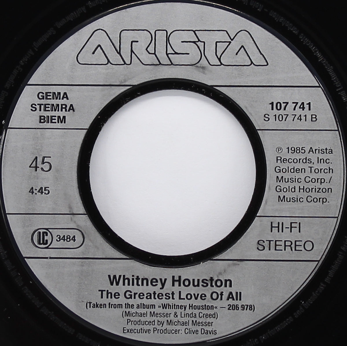 Whitney Houston – How Will I Know, Vinyl, 7&quot;, 45 RPM, Single, Stereo, Europe 1985