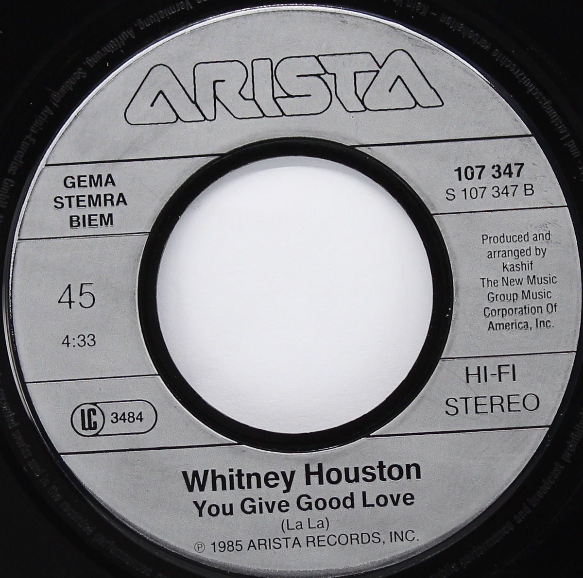 Whitney Houston ‎– How Will I Know, Vinyl, 7&quot;, Single, 45 RPM, Europe 1985