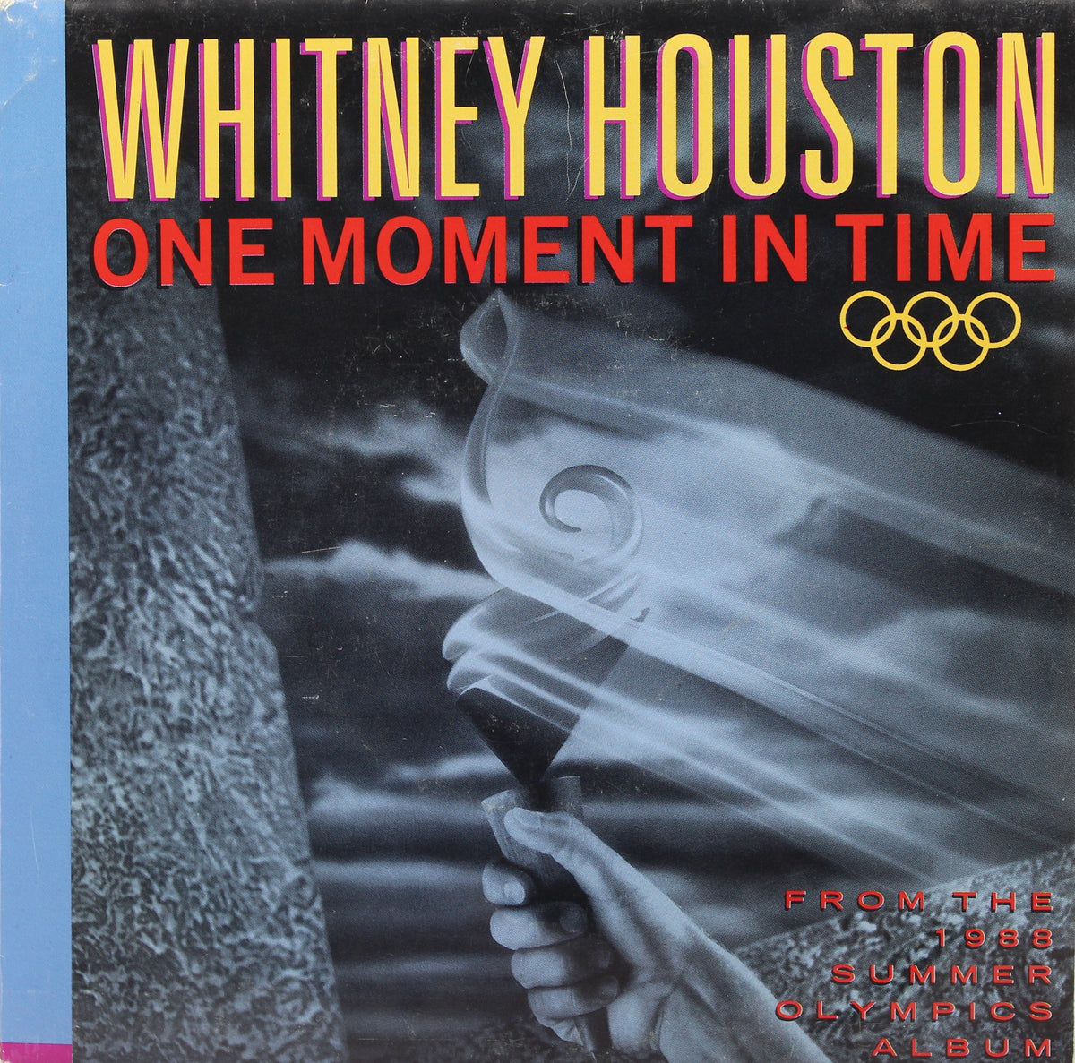 Whitney Houston – One Moment In Time, Vinyl, 7&quot;, 45 RPM, Single, Spain 1988