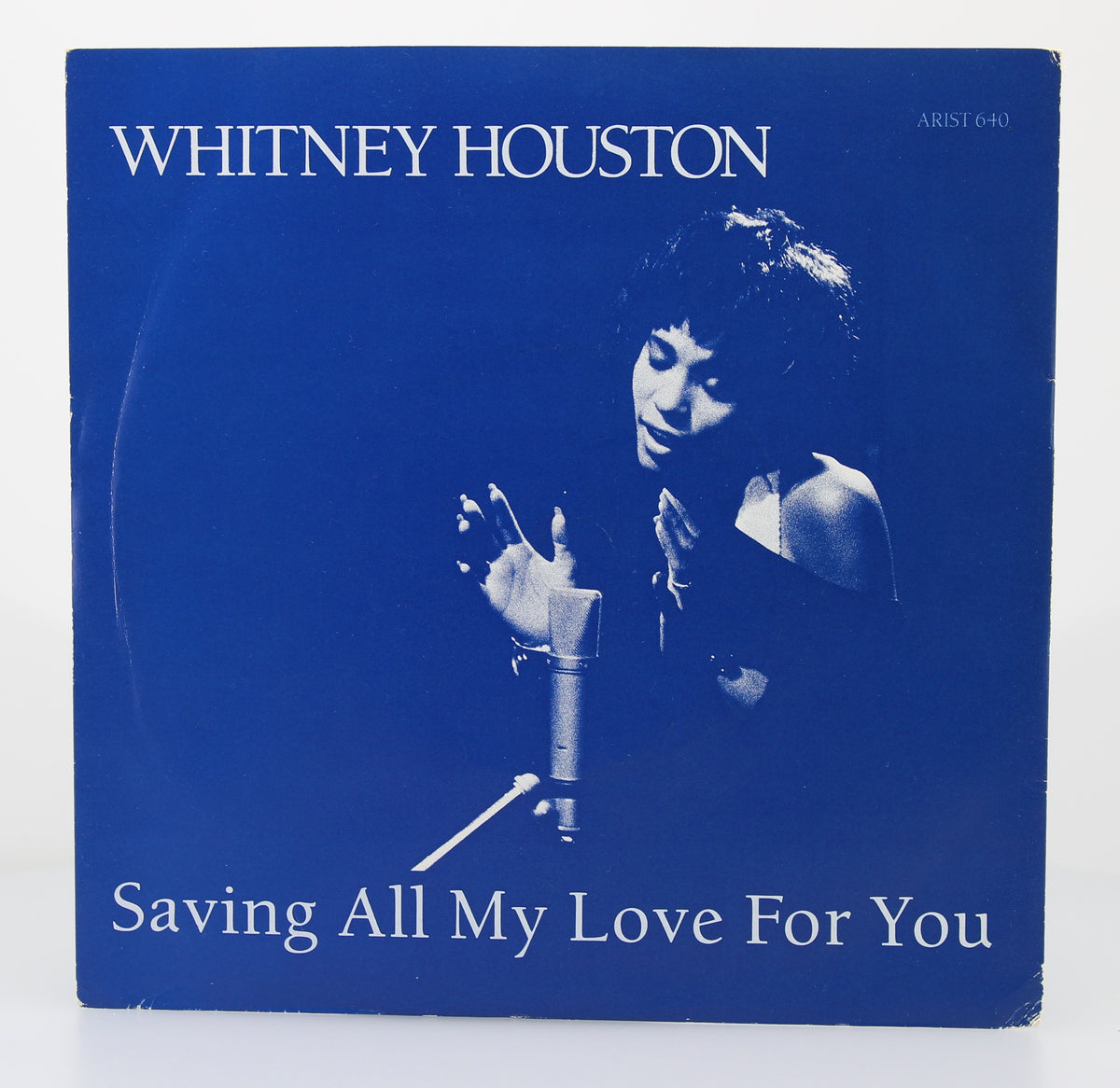 Whitney Houston ‎– Saving All My Love For You, Vinyl, 7&quot;, 45 RPM, Single, Blue Injection Labels, UK 1985