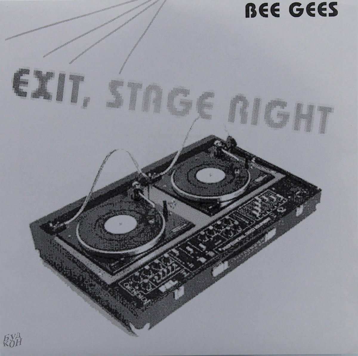 Bee Gees - Exit, Stage Right, Flexi-disc, 5½&quot;, 45 RPM, Single Sided, Unofficial Release, Russia