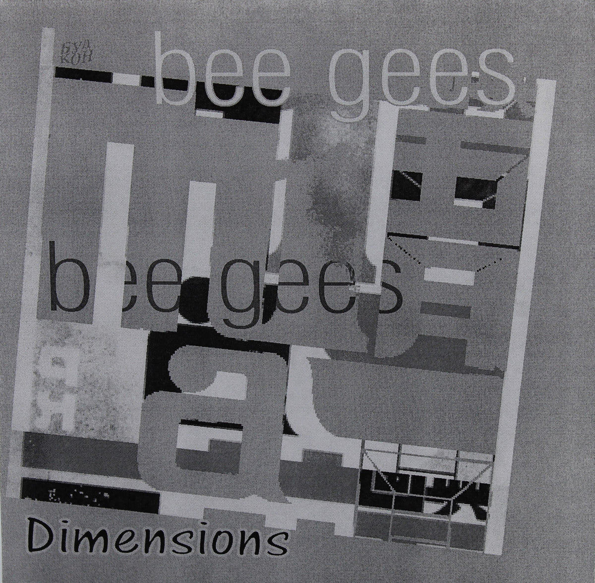 Bee Gees - Dimensions, Flexi-disc, 5½&quot;, 45 RPM, Single Sided, Unofficial Release, Russia