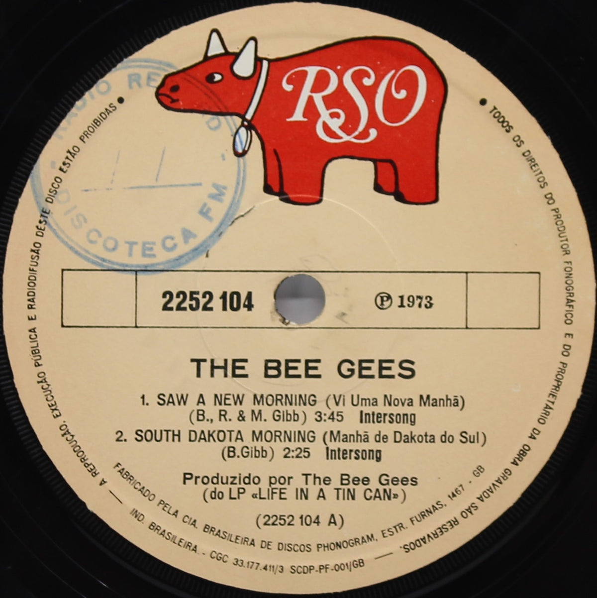 Bee Gees – Saw A New Morning, Vinyl, 7&quot;, EP, Brazil 1973