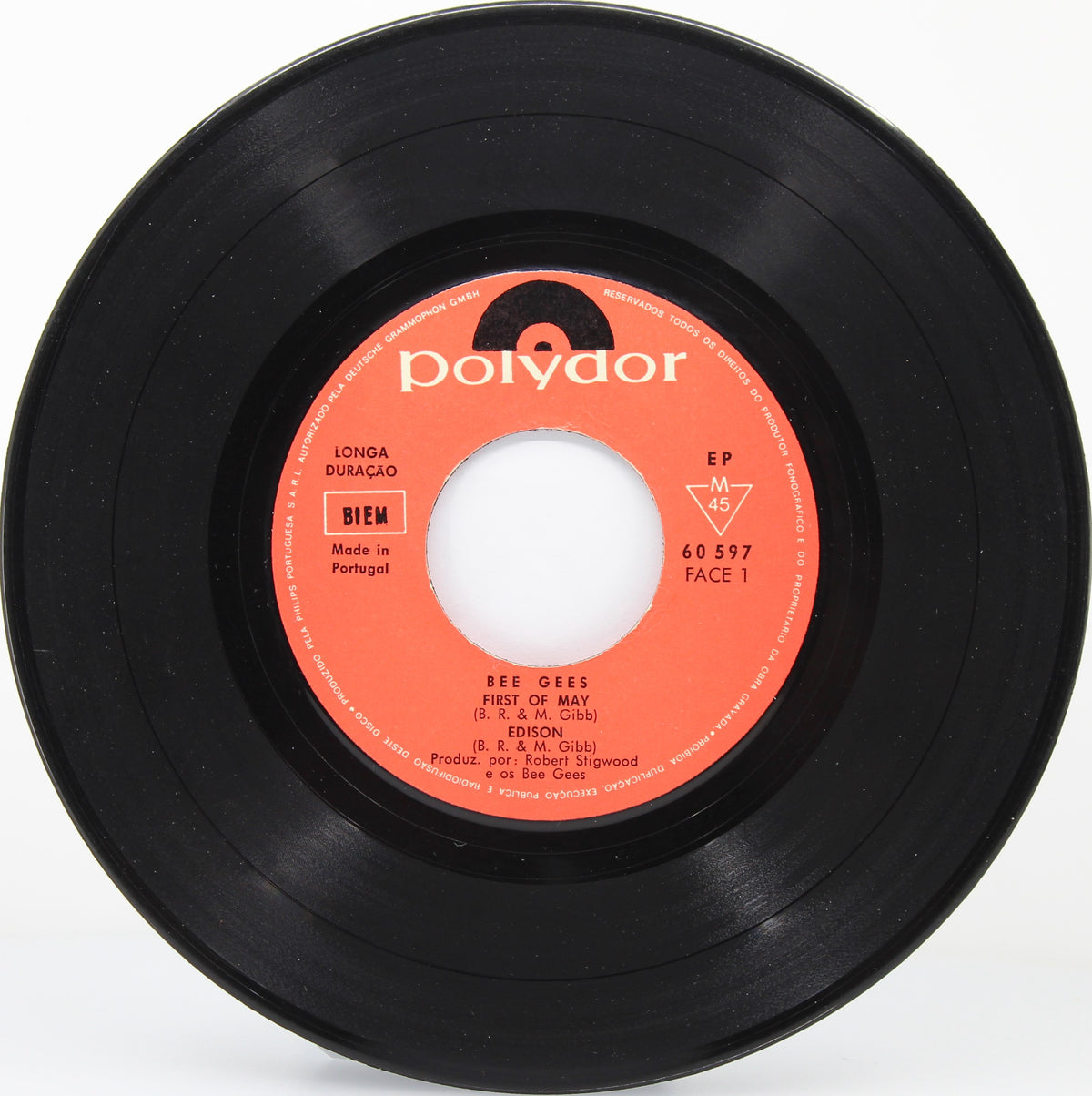 The Bee Gees – First Of May, Vinyl, 7&quot;, 45 RPM, EP, Portugal 1969