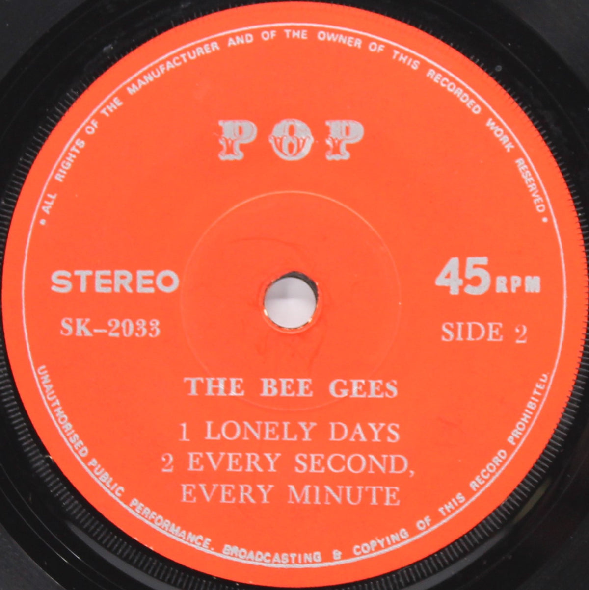 Bee Gees - 2 Years On, Vinyl EP 45rpm,