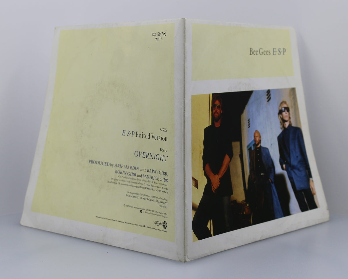 Bee Gees – E•S•P, Vinyl, 7&quot;, 45 RPM, Posterbag, Europe 1987