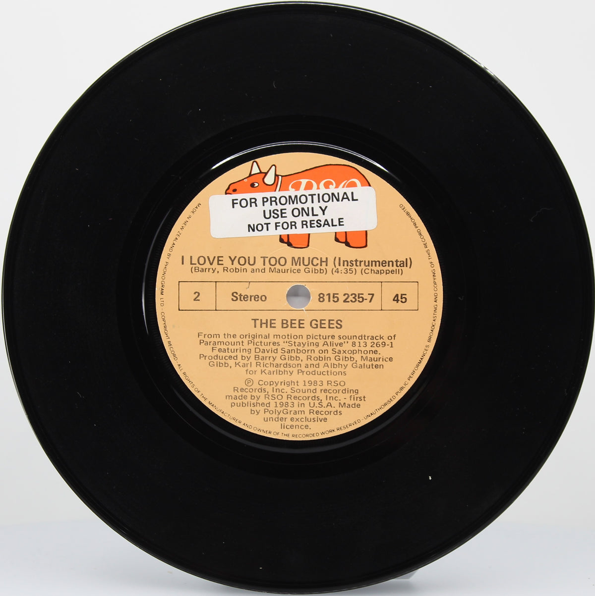 Bee Gees - Someone Belonging To Someone, Vinyl 7&quot; Single 45rpm, Promo, New Zealand 1983