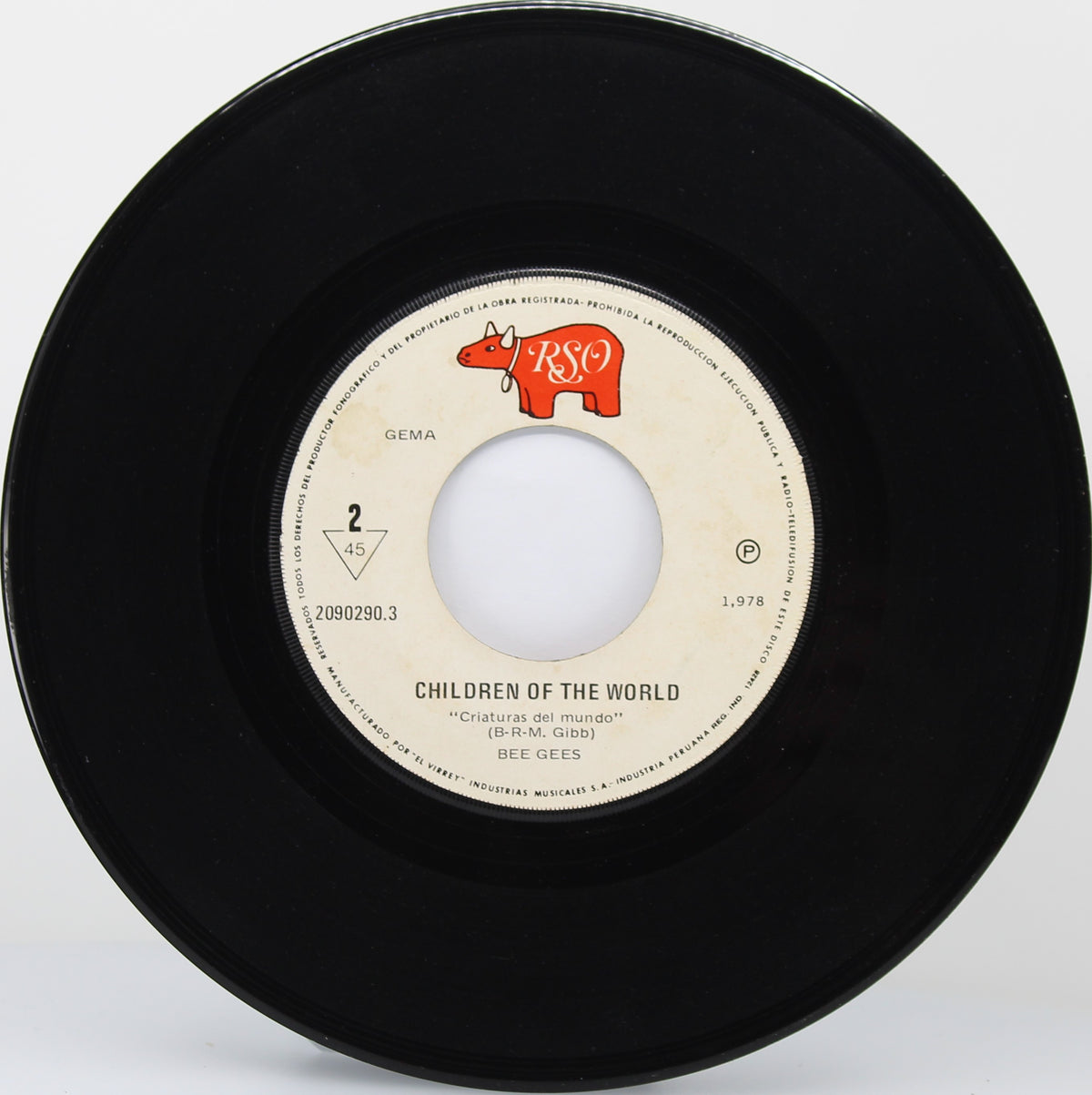 Bee Gees - More Than A Woman, Vinyl, 7&quot;, 45 RPM, Single, Peru 1978