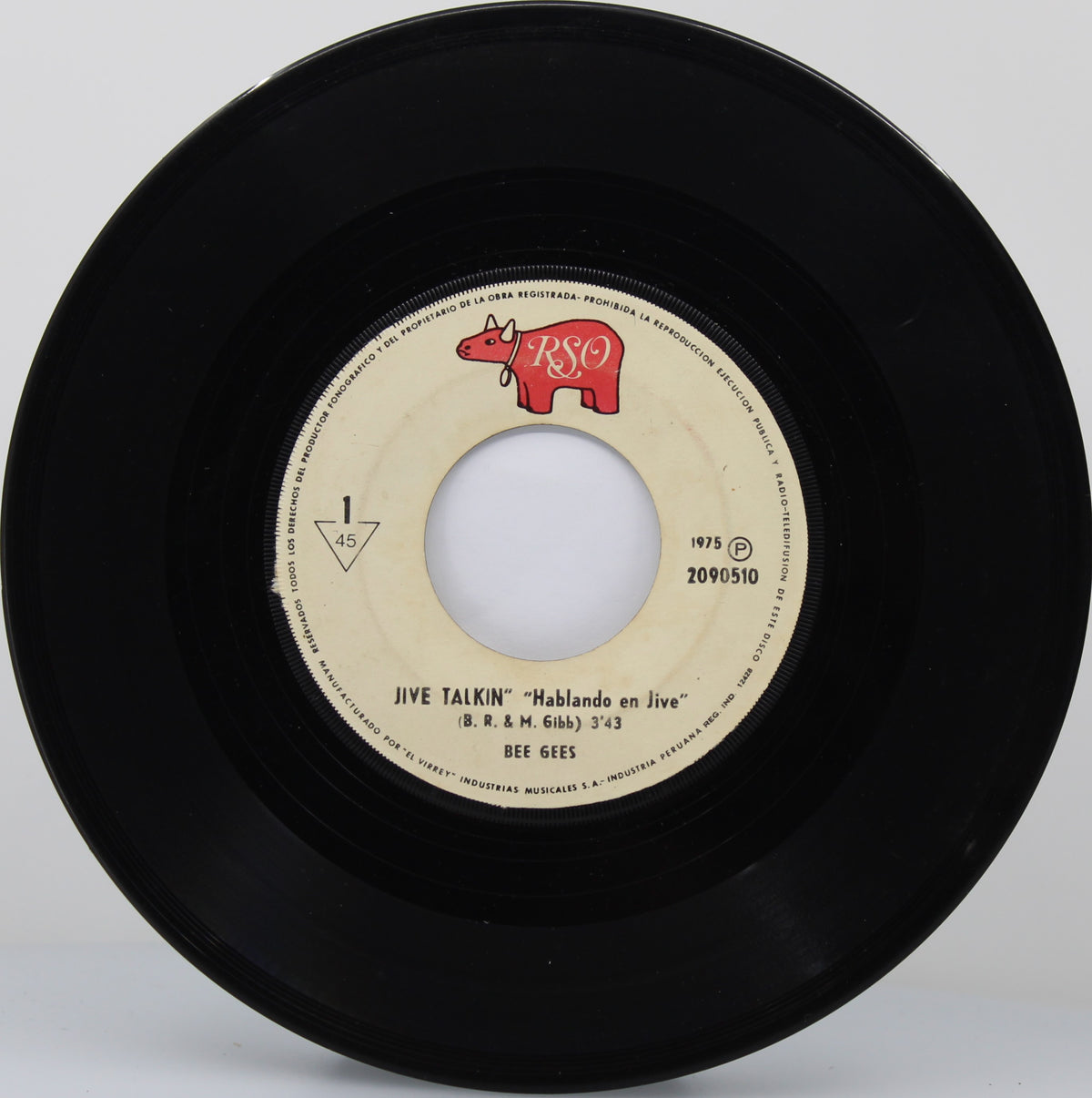 Bee Gees – Jive Talkin&#39;, Vinyl, 7&quot;, 45 RPM, Single, Peru