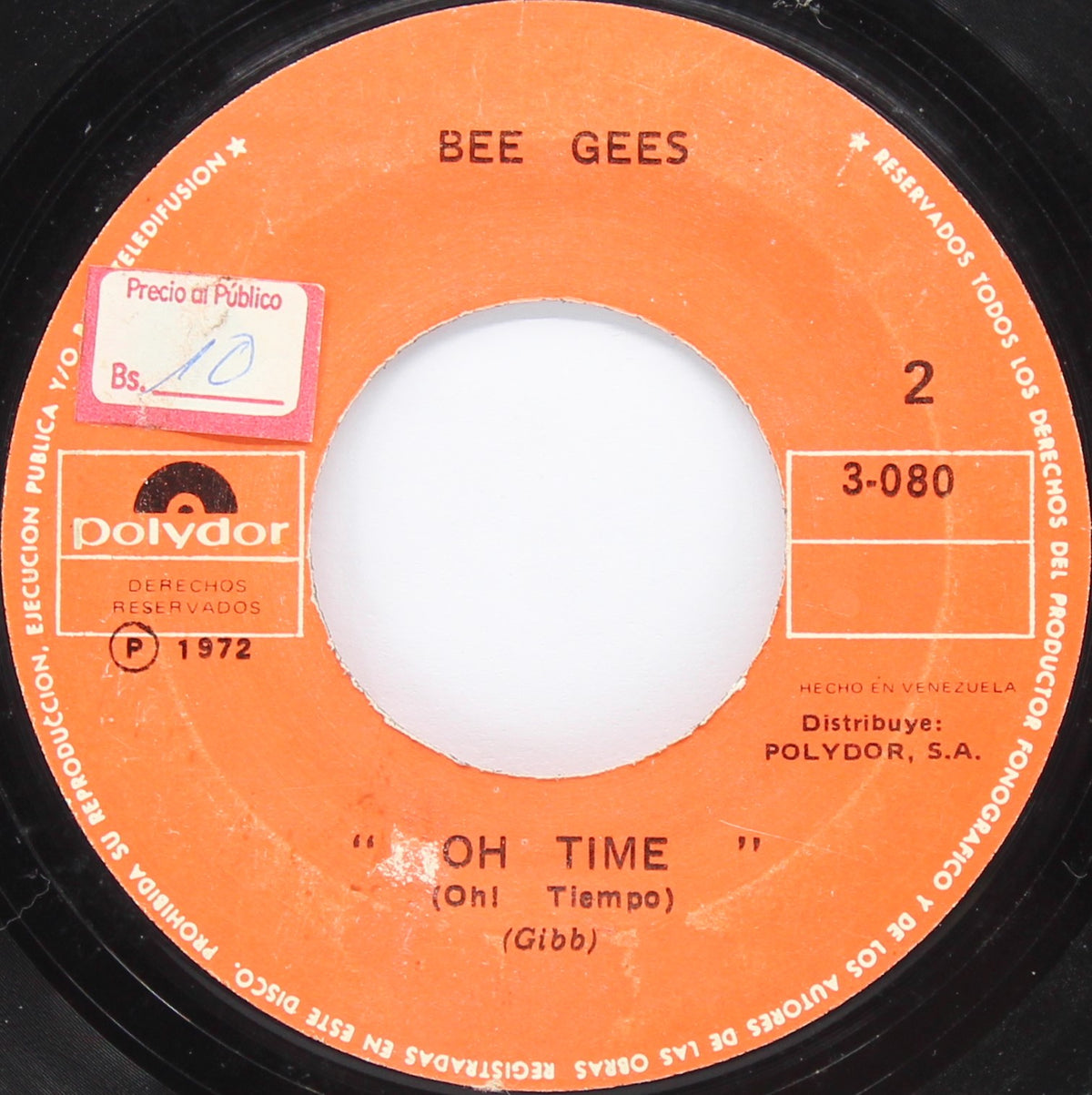 Bee Gees – My World = Mi Mundo, Vinyl, 7&quot;, Single, 45 RPM, Venezuela 1972