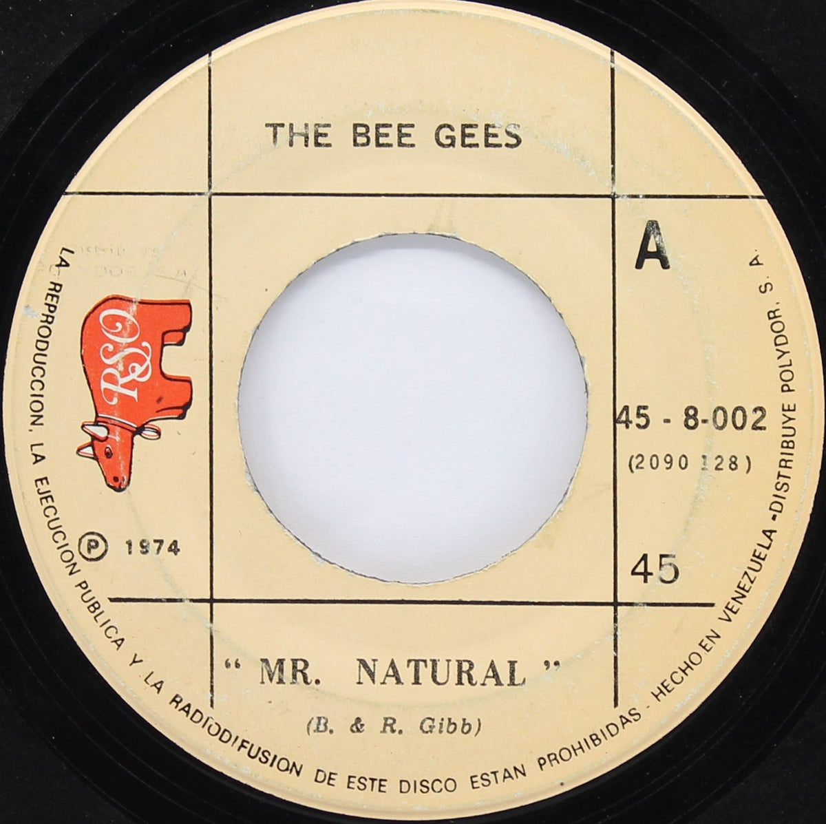 Bee Gees - Mr. Natural, Vinyl, 7&quot;, 45 RPM, Single, Venezuela 1974