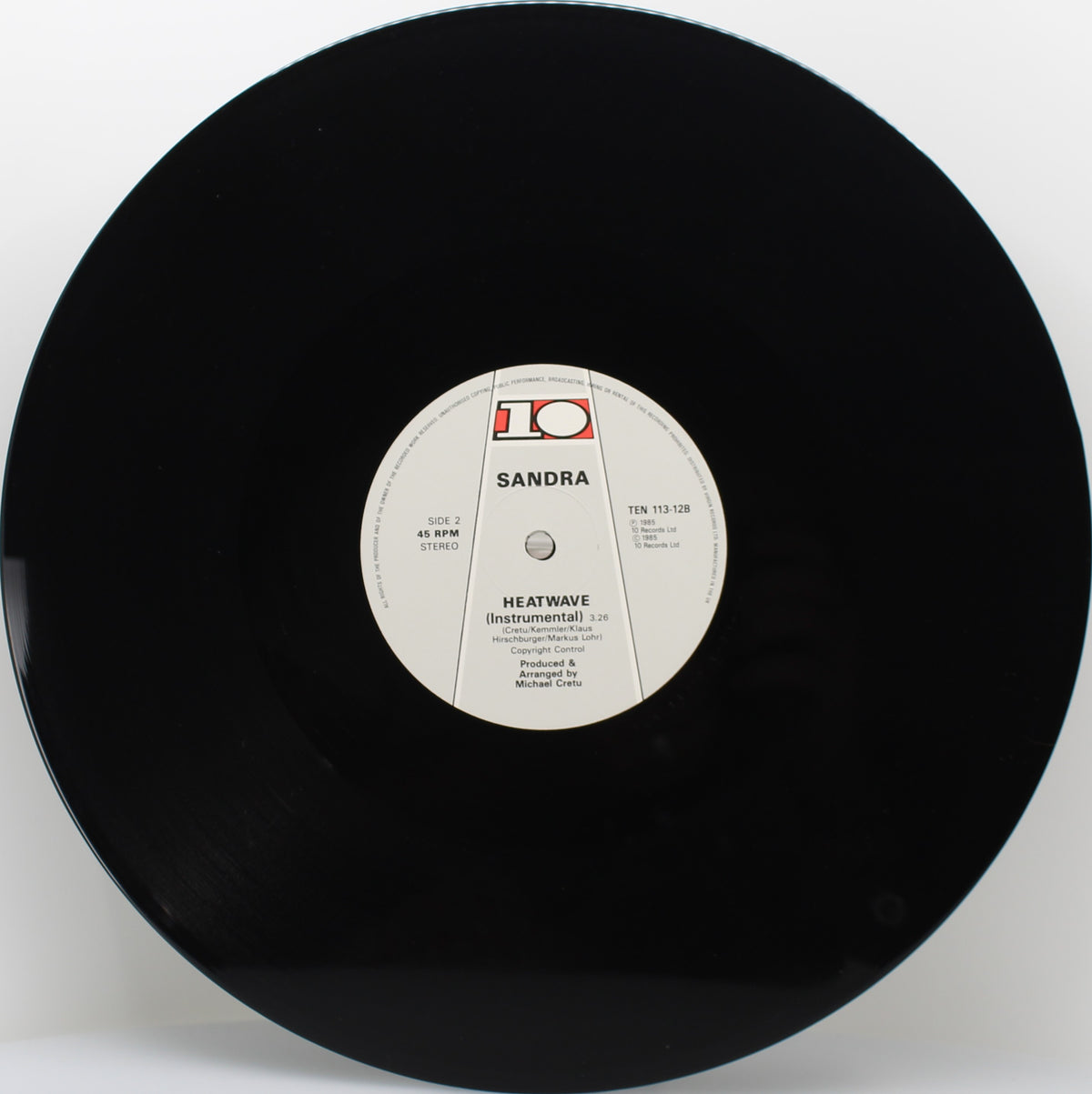 Sandra – In The Heat Of The Night, Vinyl, 12&quot;, 45 RPM, UK 1986