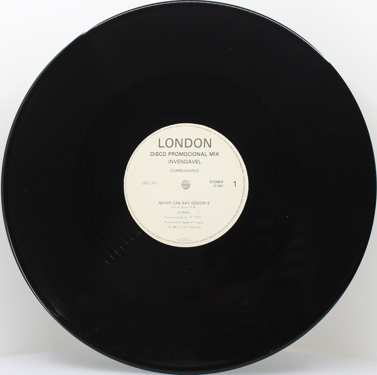 Communards* / Sandra ‎– Never Can Say Goodbye, Vinyl, 12&quot;, Club Edition, Promo, Brazil 1987