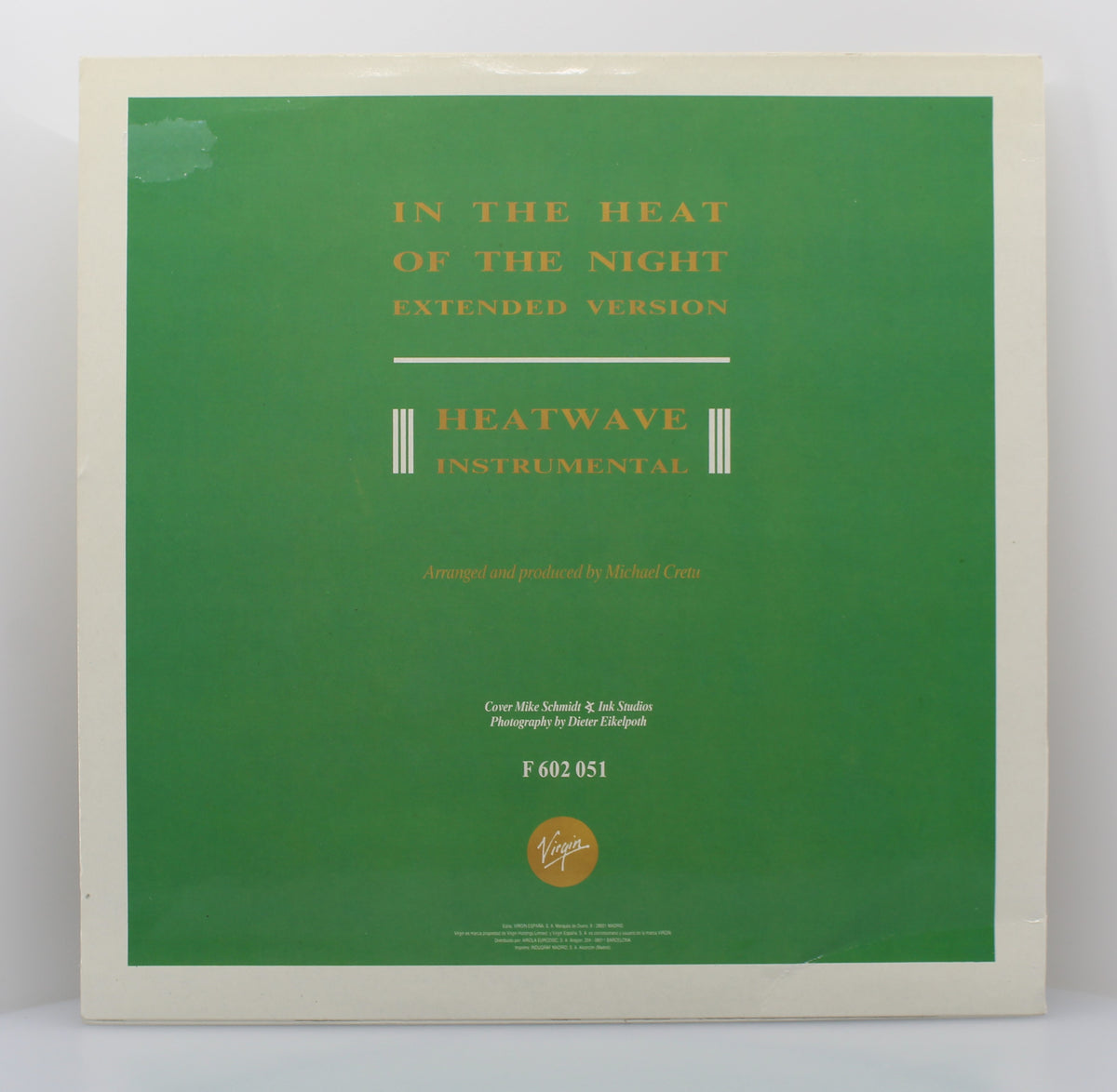 Sandra – In The Heat Of The Night, Vinyl, 12&quot;, Maxi-Single, Spain 1986