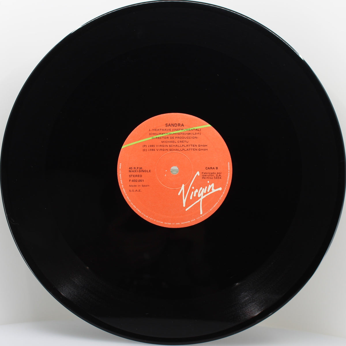 Sandra – In The Heat Of The Night, Vinyl, 12&quot;, Maxi-Single, Spain 1986