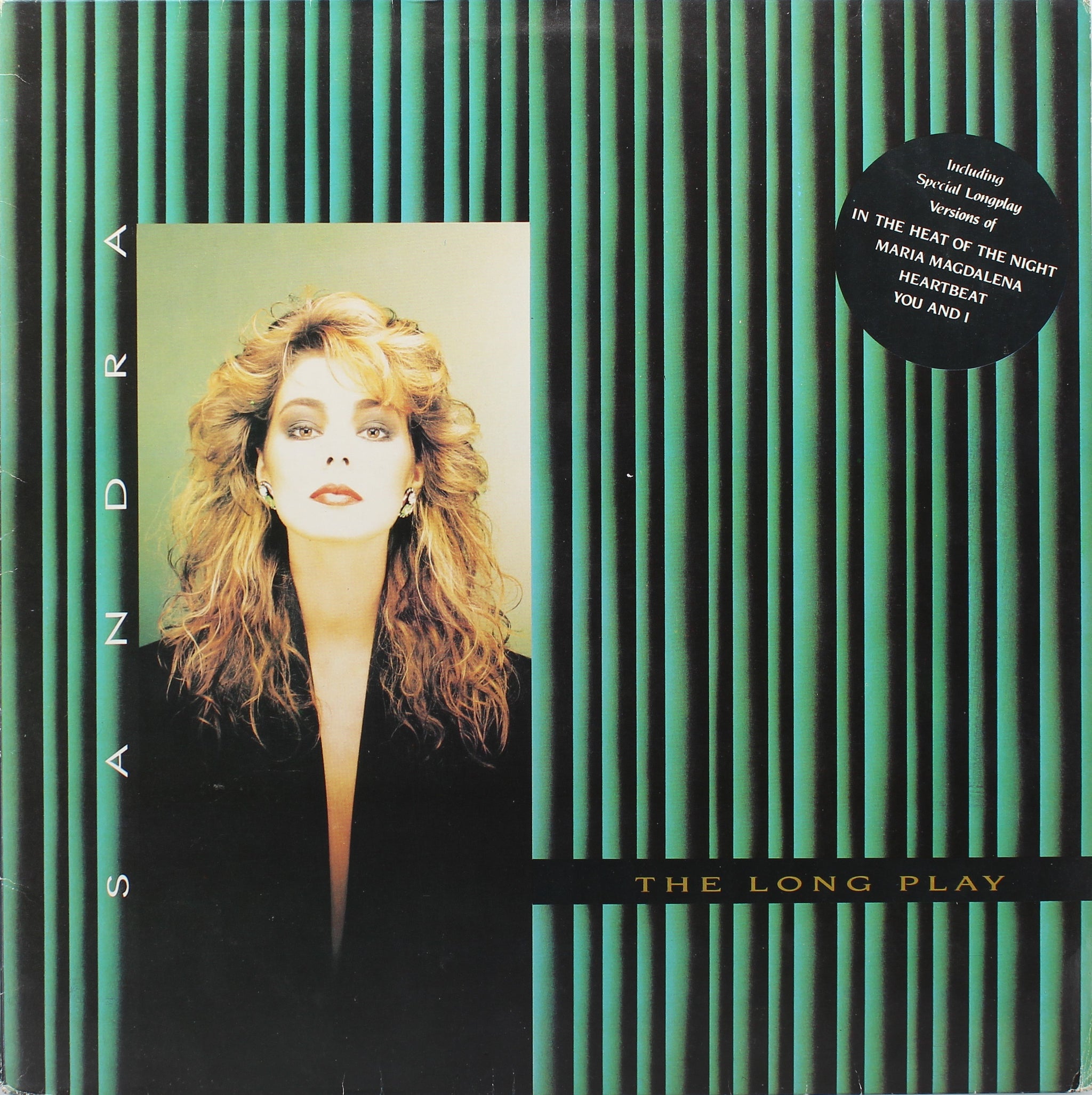 Sandra – The Long Play, Vinyl, LP, Album, VG+/VG+, Brazil 1985 