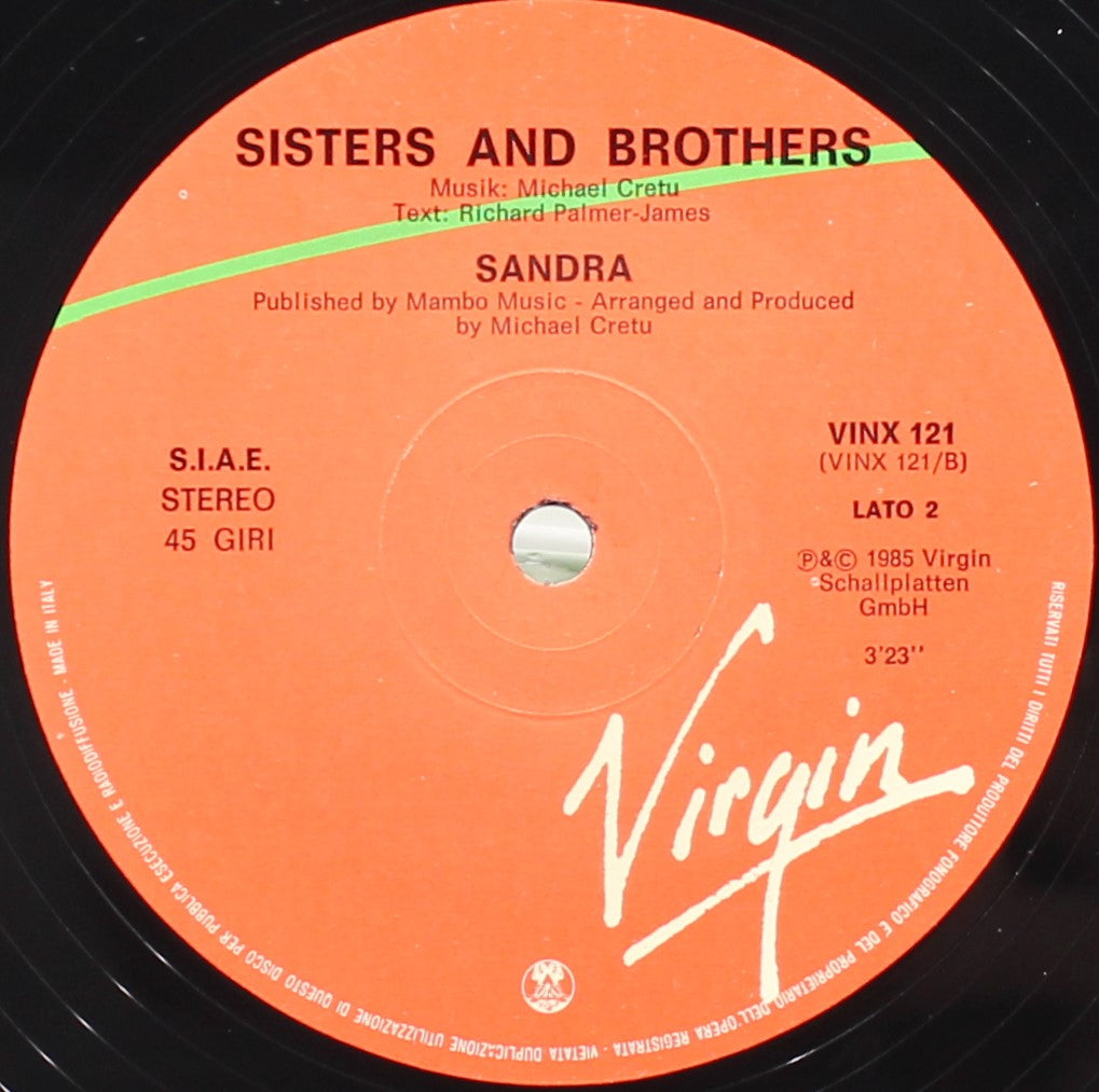 Sandra – Little Girl, Vinyl, 12&quot;, 45 RPM, VG+/VG+, Italy 1986
