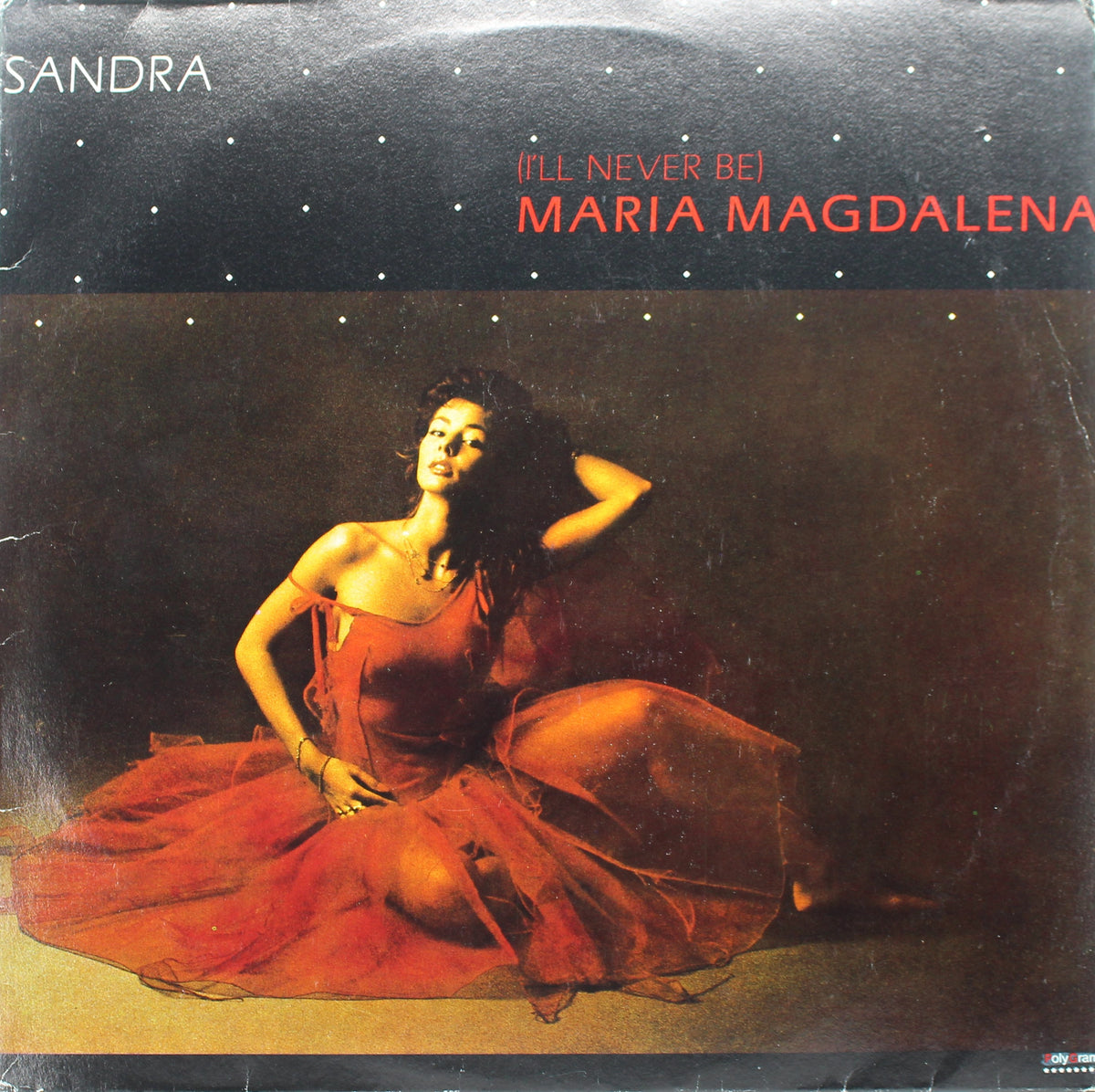 Sandra ‎– (I&#39;ll Never Be) Maria Magdalena, Vinyl, 12&quot;, 33 ⅓ RPM, Single, VG/VG, Mexico 1985