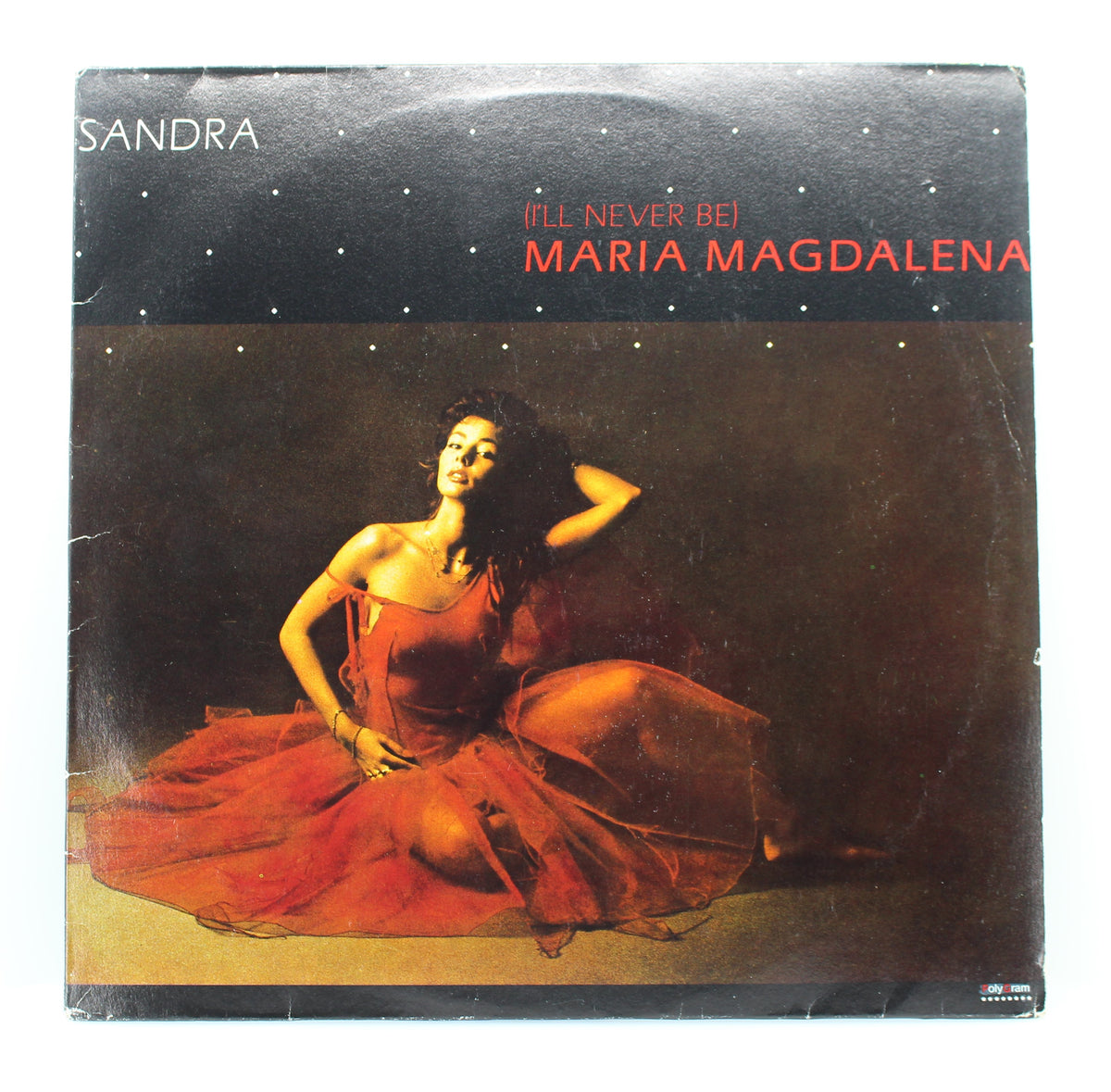 Sandra ‎– (I&#39;ll Never Be) Maria Magdalena, Vinyl, 12&quot;, 33 ⅓ RPM, Single, VG/VG, Mexico 1985