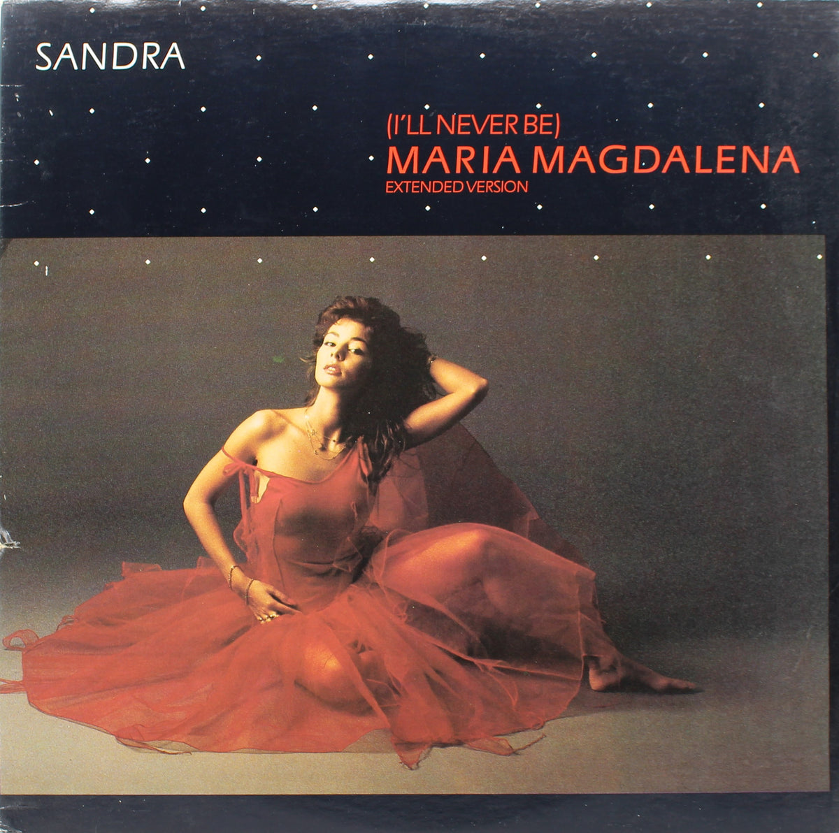 Sandra ‎– (I&#39;ll Never Be) Maria Magdalena, Vinyl, 12&quot;, 33 ⅓ RPM, Single, PROMO, VG+/NM, Canada 1985