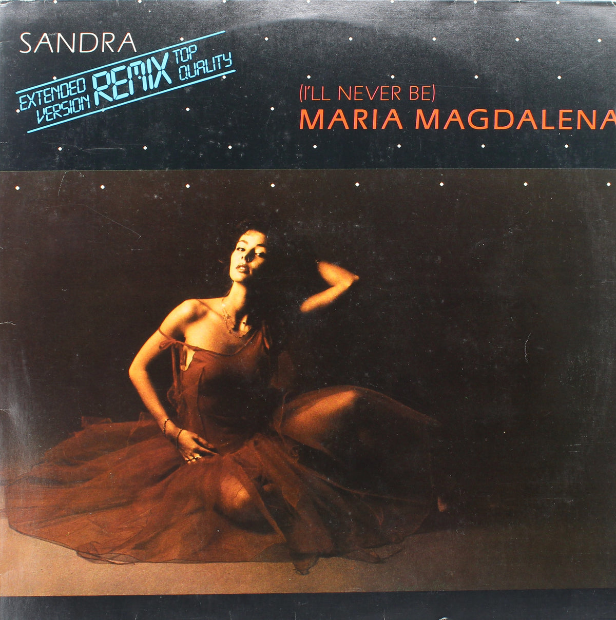 Sandra – (I&#39;ll Never Be) Maria Magdalena, Vinyl, 12&quot;, 33 ⅓ RPM, Stereo, VG+/NM, Brazil 1985
