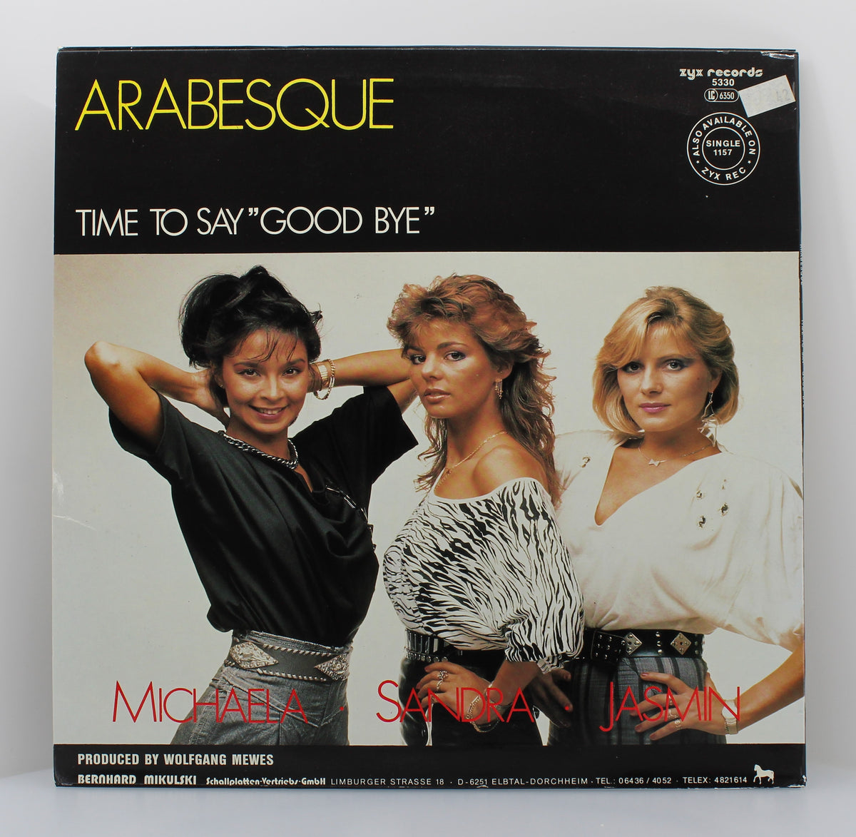 Sandra, Arabesque – Time To Say &quot;Good Bye&quot;, Vinyl, 12&quot;, 45 RPM, Maxi-Single, VG+/NM, Germany 1985