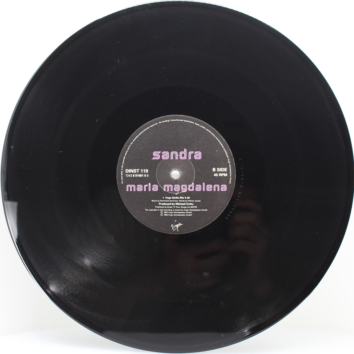 Sandra ‎– Maria Magdalena, Vinyl, 12&quot;, 45 RPM, NM/NM, UK 1993