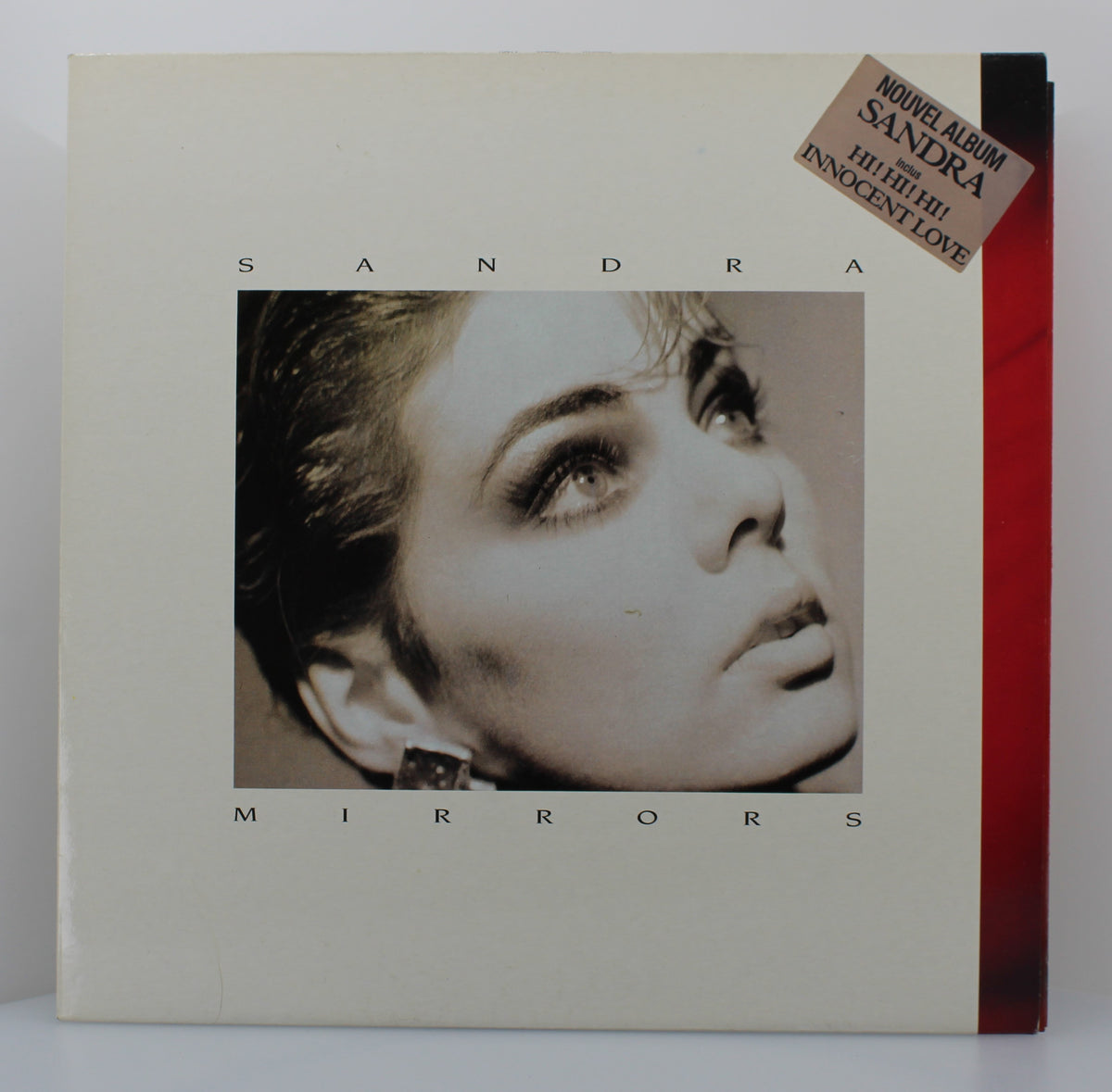 Sandra ‎– Mirrors, Vinyl, LP, Album, With Sticker On Front, France 1986