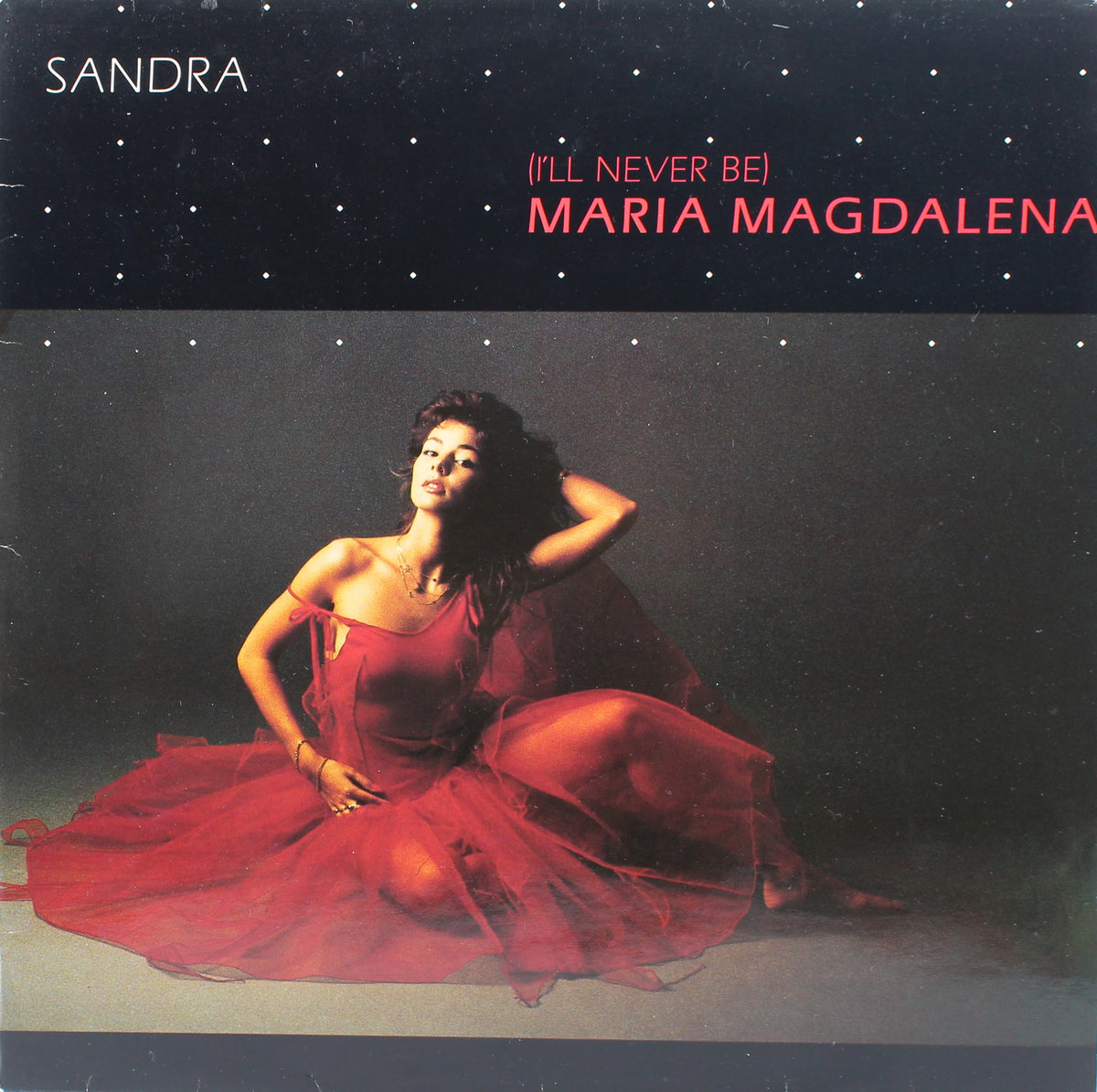 Sandra ‎– (I&#39;ll Never Be) Maria Magdalena, Vinyl, 12&quot;, 45 RPM, Maxi-Single, Stereo, VG+/VG+, France 1985