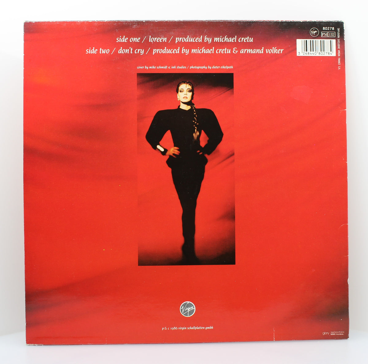 Sandra ‎– Loreen, Vinyl, 12&quot;, 45 RPM, Maxi-Single, VG+/NM, France 1986