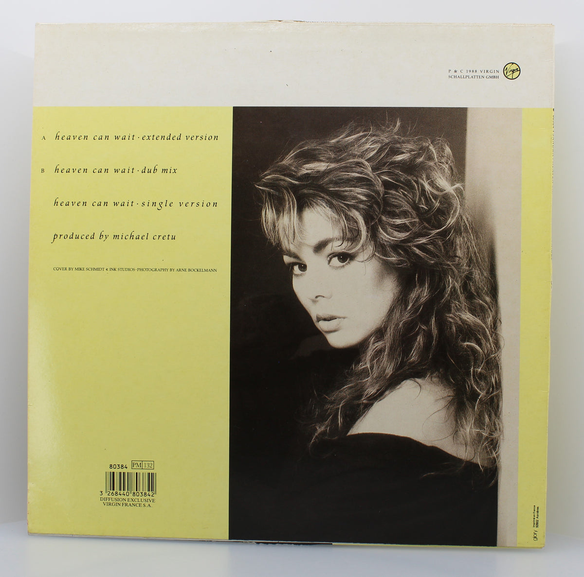 Sandra ‎– Heaven Can Wait, Vinyl, 12&quot;, 45 RPM, Single, VG/VG, France 1988