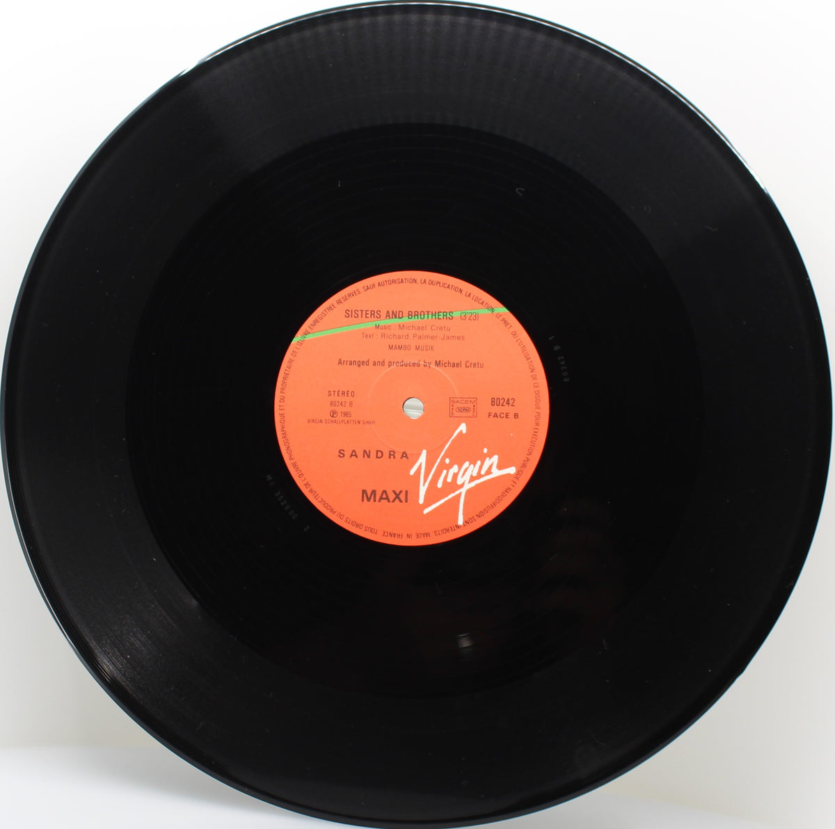 Sandra – Little Girl, Vinyl, 12&quot;, 45 RPM, Maxi-Single, NM/VG+, France 1986