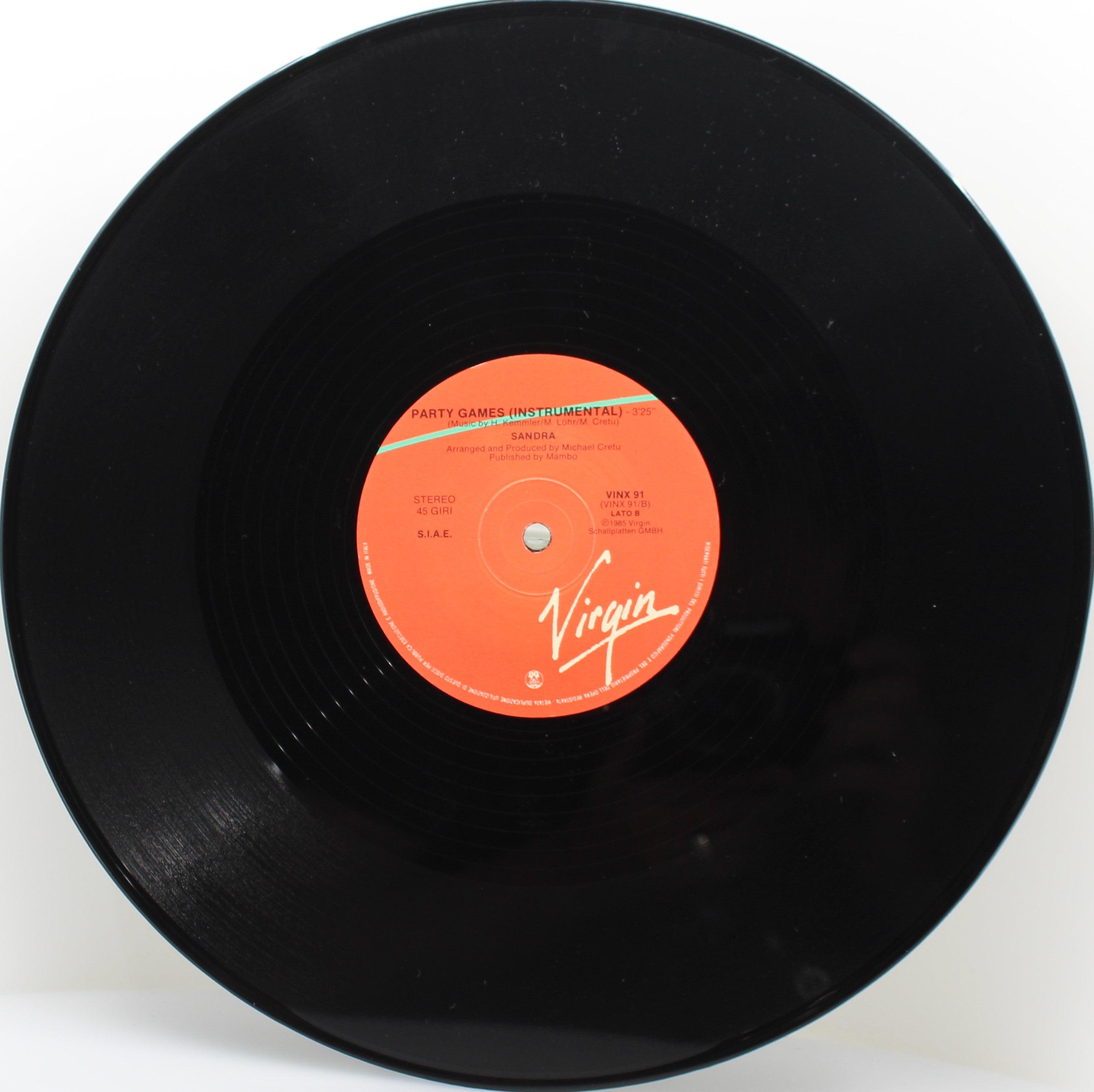 Sandra OMD 8cmCD 非売品 Virgin Japan Promo Sandra – (I'll Never Be) Maria Magdalena, Vinyl, 12