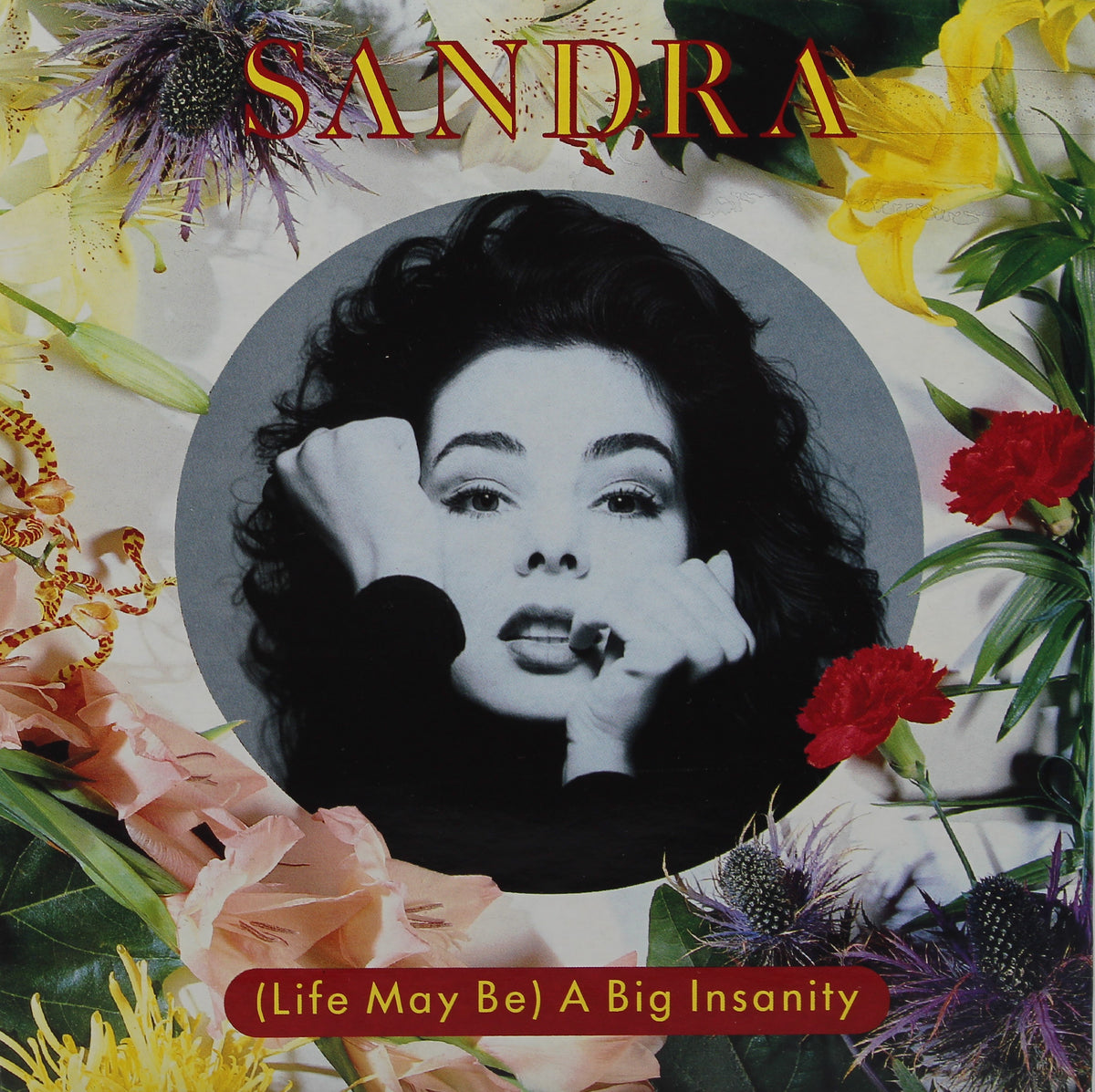 Sandra ‎– (Life May Be) A Big Insanity, Vinyl, 7&quot;, Single, 45 RPM, UK 1990