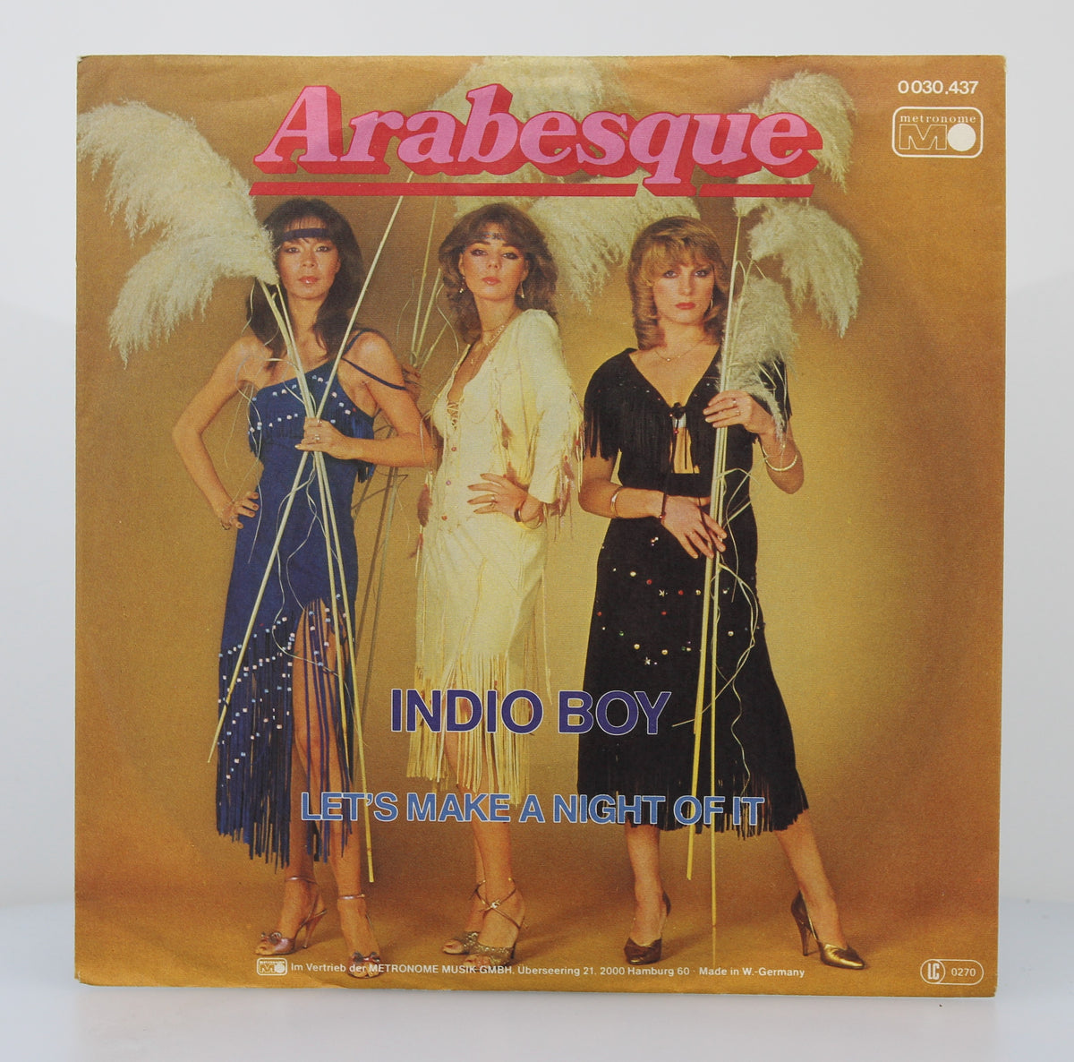 Arabesque (Sandra) – Indio Boy, Vinyl, 7&quot;, 45 RPM, Single, Stereo, Germany 1982