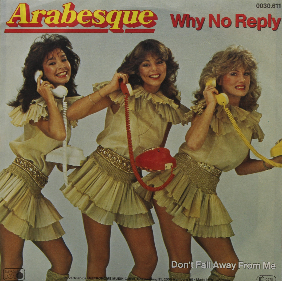 Arabesque ‎(Sandra) – Why No Reply, Vinyl, 7&quot;, 45 RPM, Single, Stereo, Germany 1983
