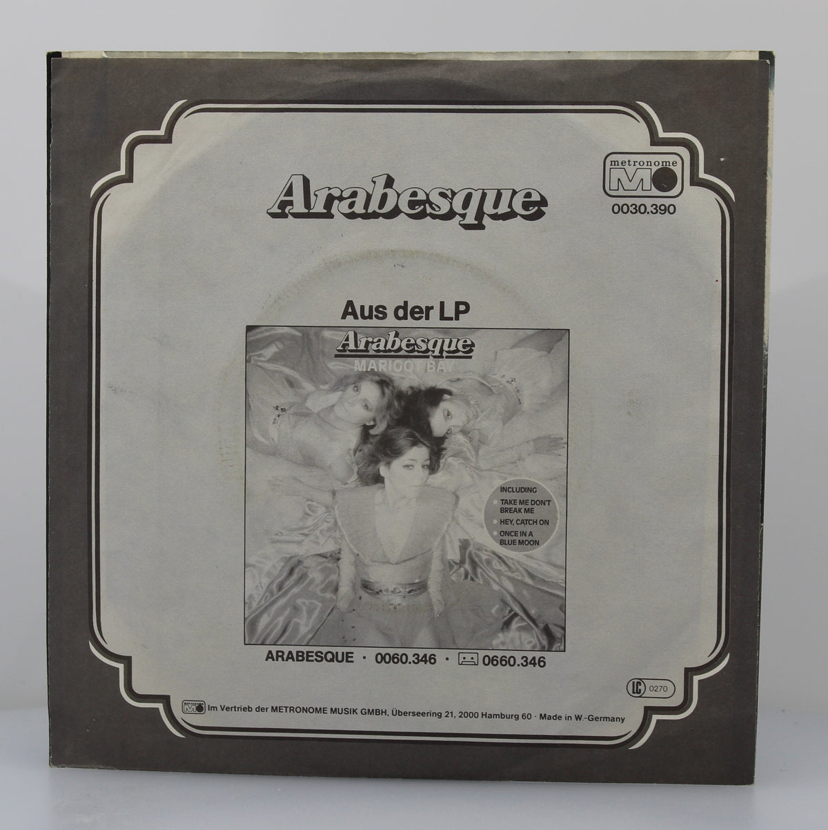 Arabesque (Sandra) – In For A Penny, Vinyl, 7&quot;, 45 RPM, Single, Stereo, Germany 1981