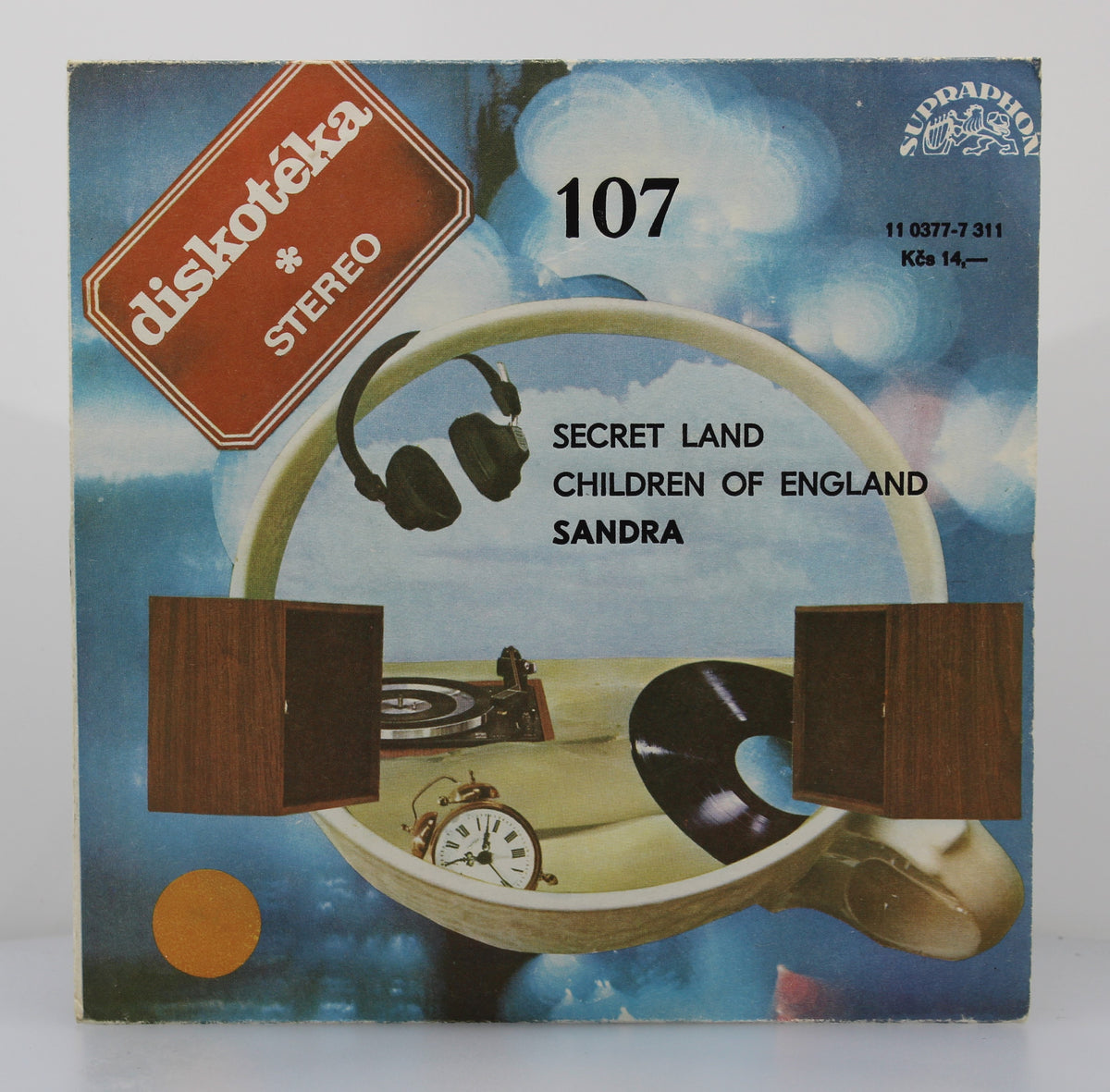 Sandra – Secret Land / Children Of England, Vinyl, 7&quot;, 45 RPM, Repress, Czechoslovakia 1990