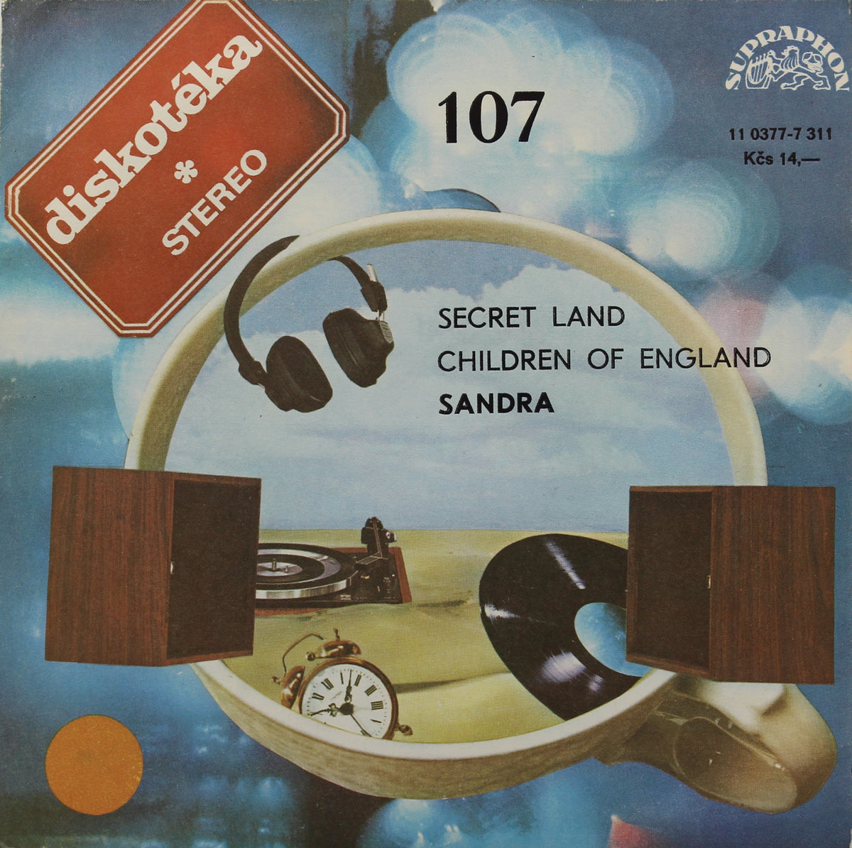 Sandra ‎– Secret Land / Children Of England, Vinyl, 7&quot;, 45 RPM, Czechoslovakia 1990