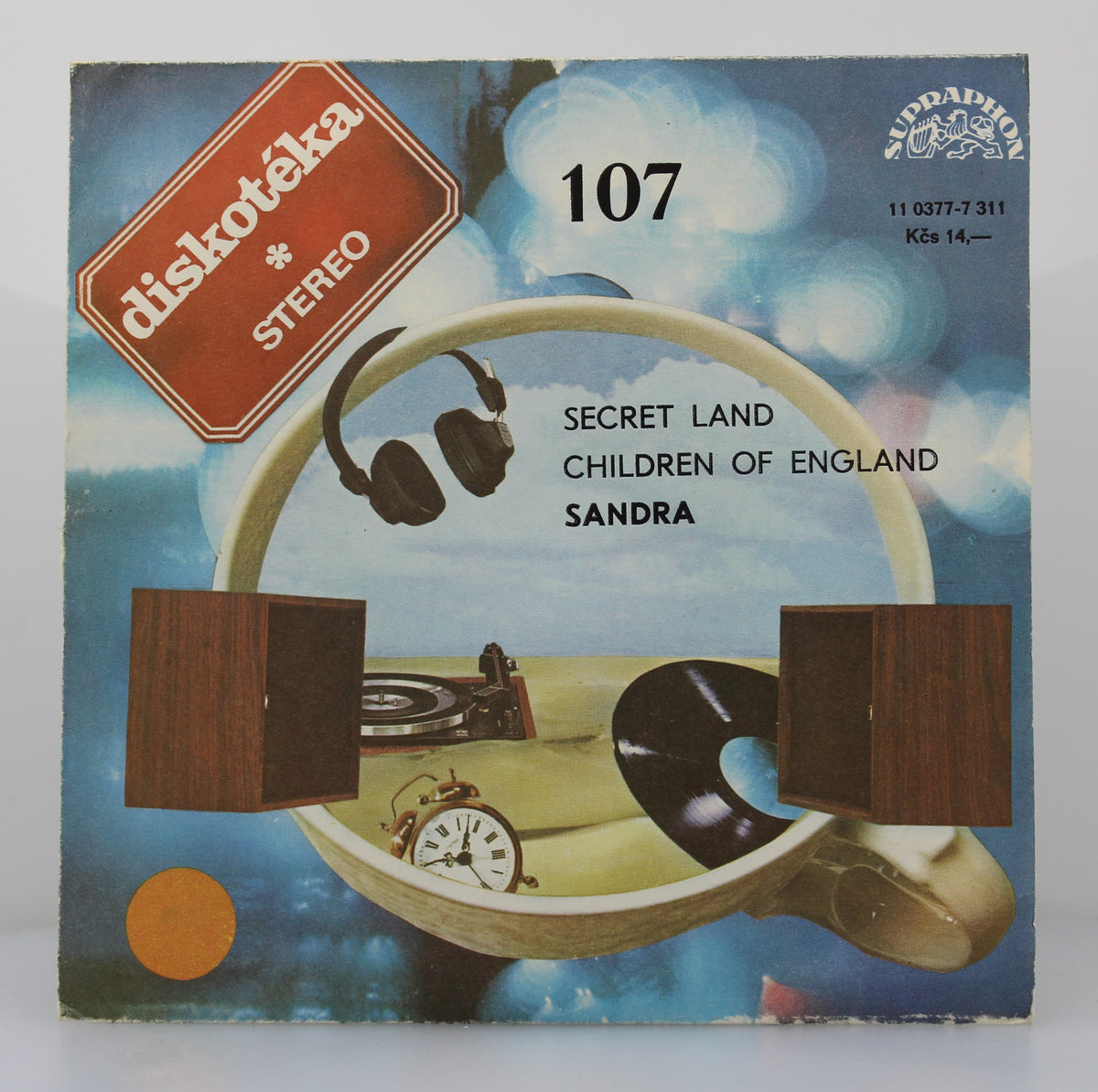 Sandra ‎– Secret Land / Children Of England, Vinyl, 7&quot;, 45 RPM, Czechoslovakia 1990