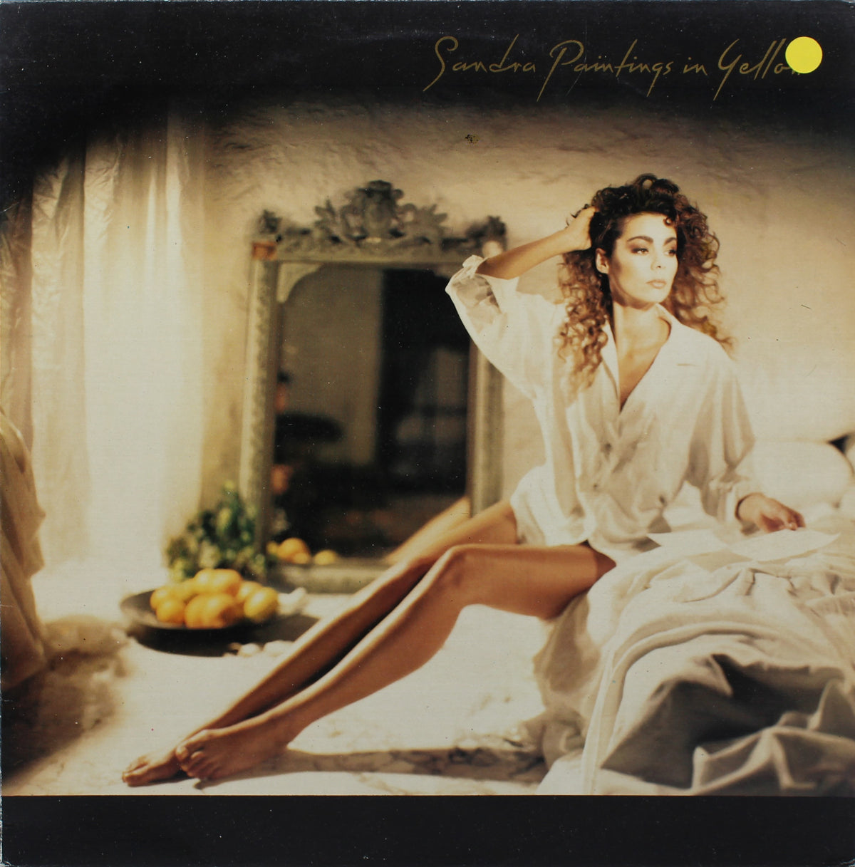 Sandra – Paintings In Yellow, Vinyl, LP, Album, Promo, Greece 1990