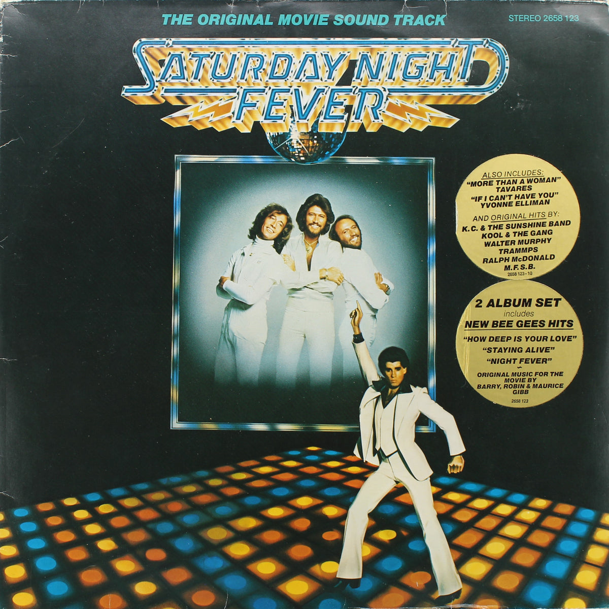 Various – Saturday Night Fever (The Original Movie Sound Track), 2 x Vinyl, LP, Album, Compilation, Stereo, Germany 1977