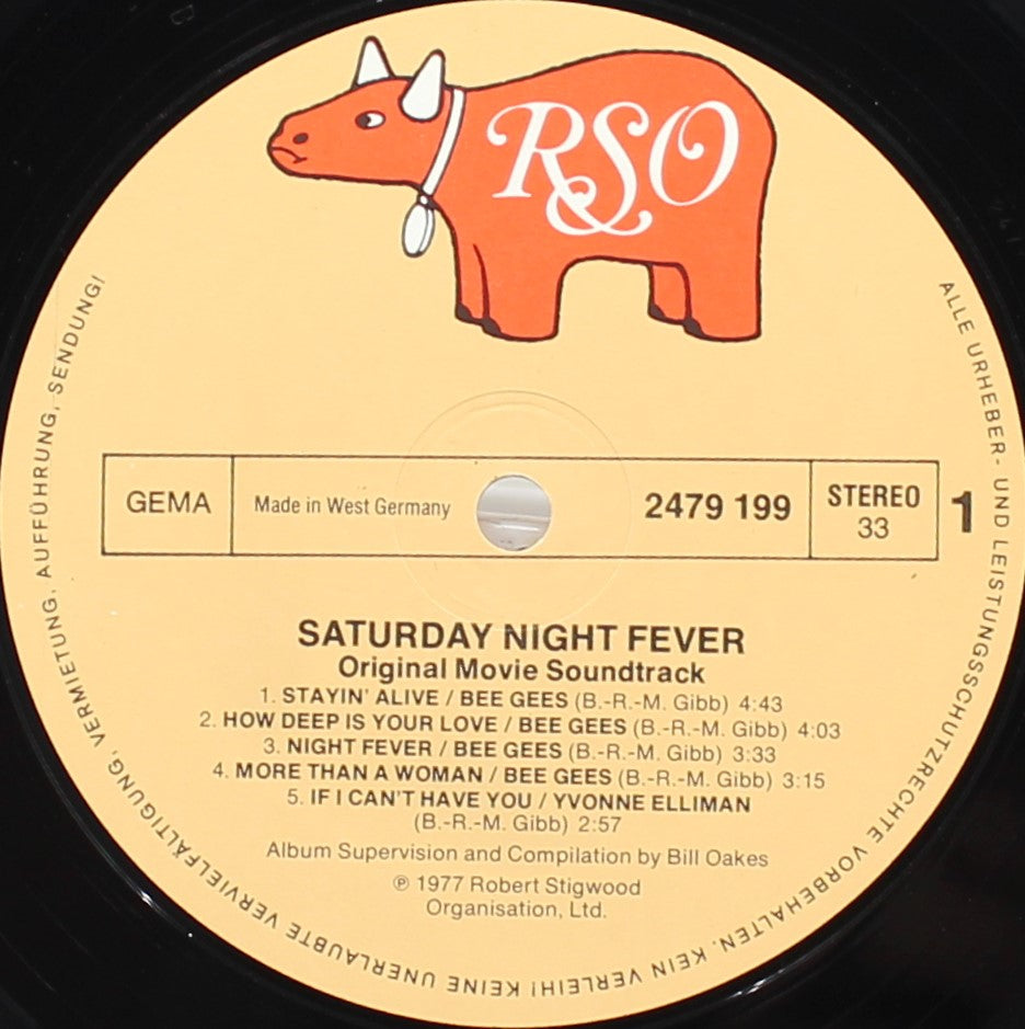 Various – Saturday Night Fever (The Original Movie Sound Track), 2 x Vinyl, LP, Album, Compilation, Stereo, Germany 1977