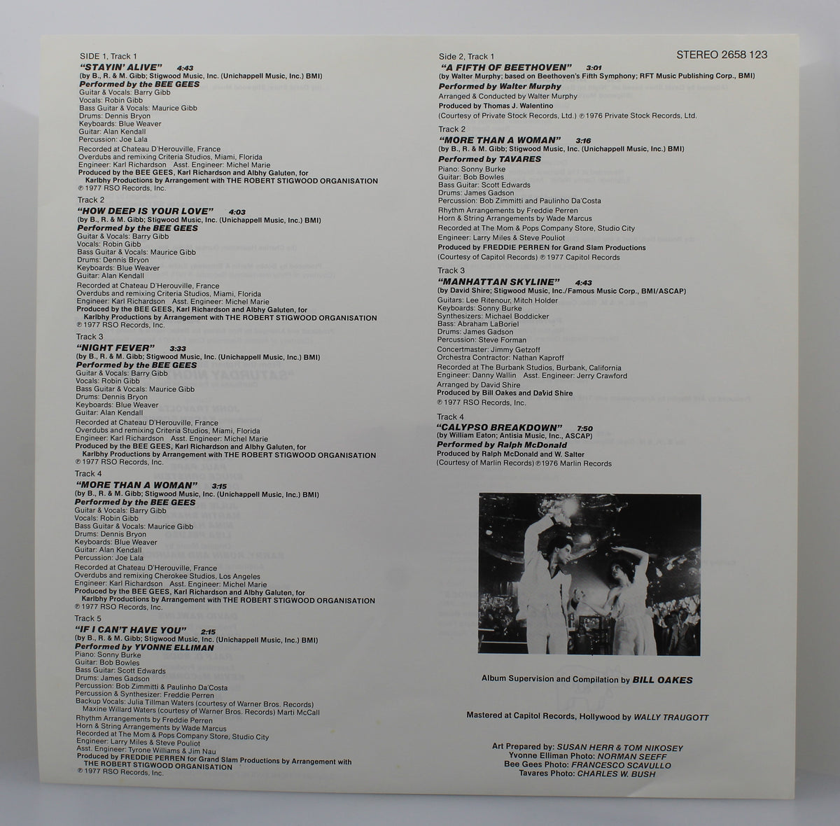 Various – Saturday Night Fever (The Original Movie Sound Track), 2 x Vinyl, LP, Album, Compilation, Stereo, Germany 1977