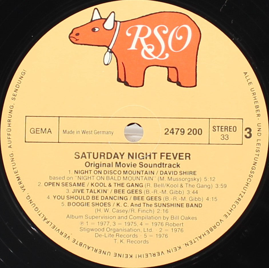 Various – Saturday Night Fever (The Original Movie Sound Track), 2 x Vinyl, LP, Album, Compilation, Stereo, Germany 1977