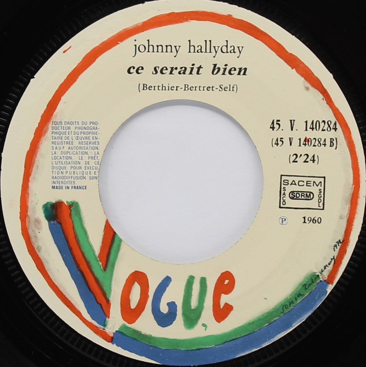 Johnny Hallyday – Kili Watch / Ce Serait Bien, Vinyl, 7&quot;, 45 RPM, Single, Reissue, France 1977